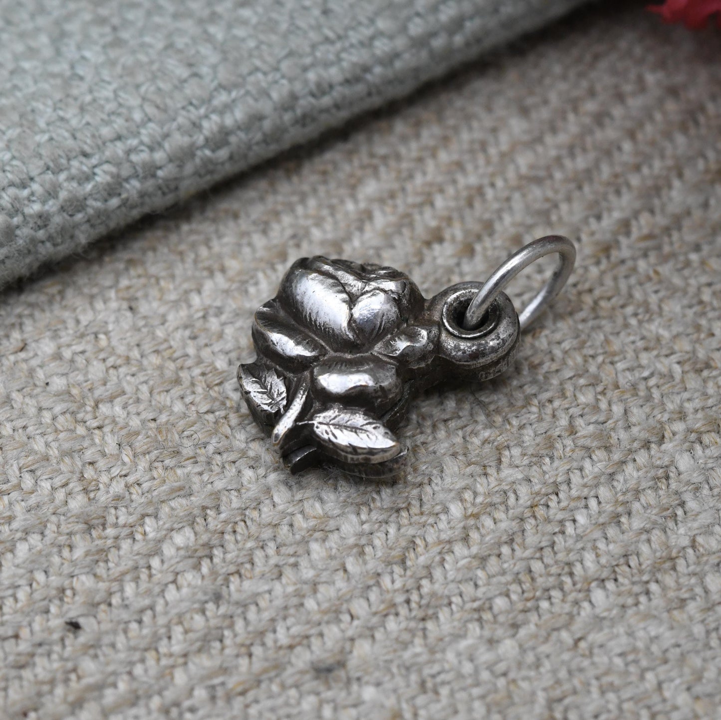 Vintage Notre Dame De Lourdes Opening Rose Locket Monogram Charm - Sanctuary of Our Lady of Lourdes | Christian Pilgrimage Jewellery