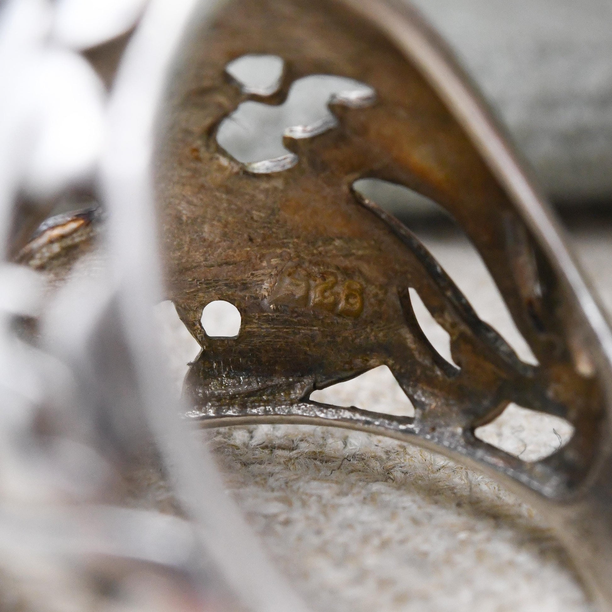 Vintage Betty Bennett Sterling Silver Turquoise Ring - Navajo Southwestern Designer | UK Size - P US Size - 8