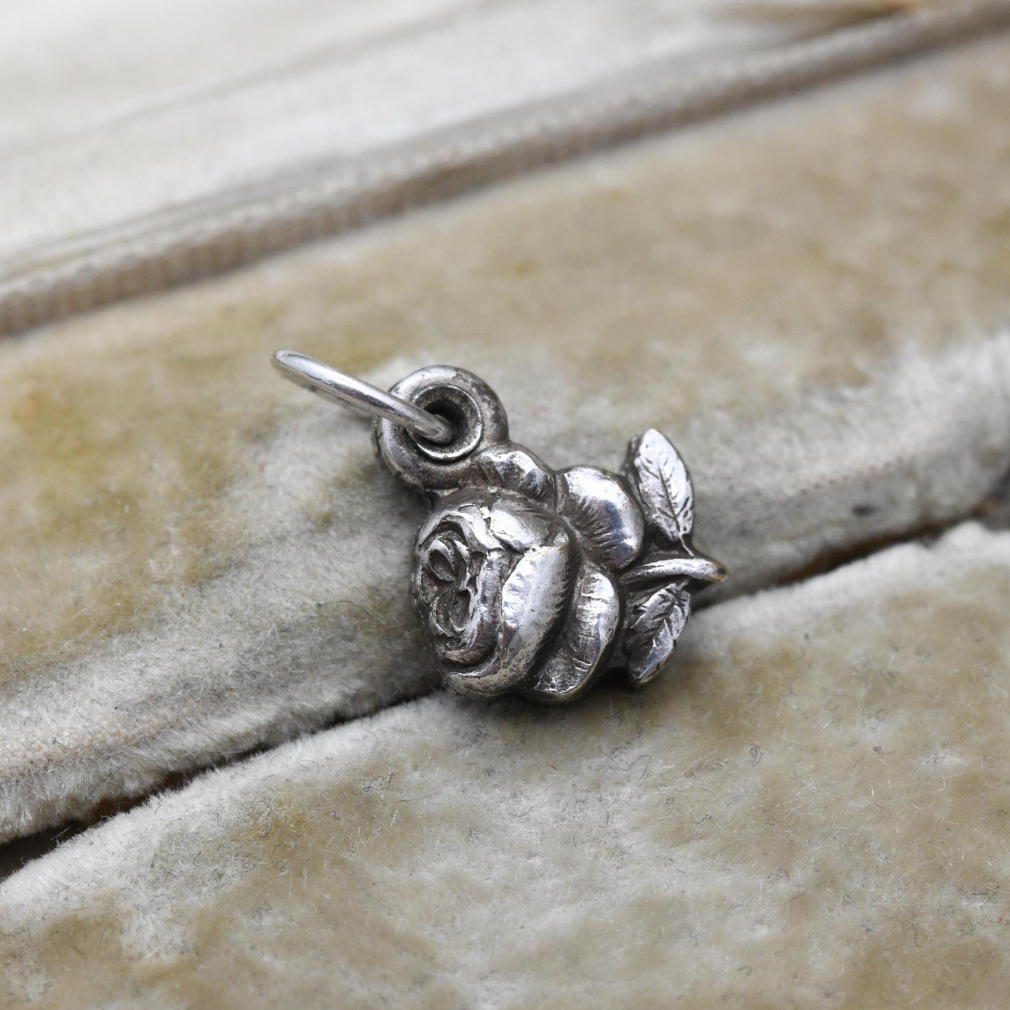 Vintage Notre Dame De Lourdes Opening Rose Locket Monogram Charm - Sanctuary of Our Lady of Lourdes | Christian Pilgrimage Jewellery