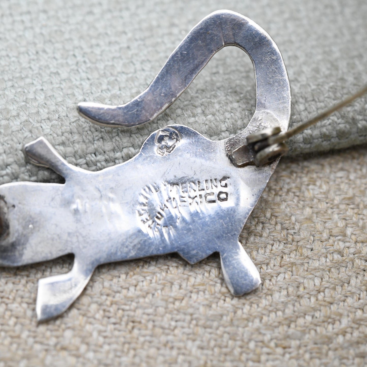 Vintage Taxco Mexican Sterling Silver Inlaid Abalone Lizard Brooch - Mid-Century Collectable Mexico Silver Jewellery