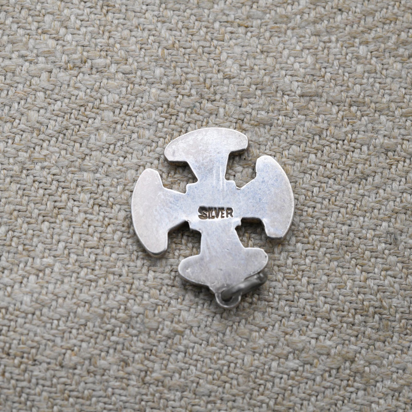 Vintage Sterling Silver Celtic Cross Pendant - Scrolling Geometric Pattern Design | Religious Jewellery Gift