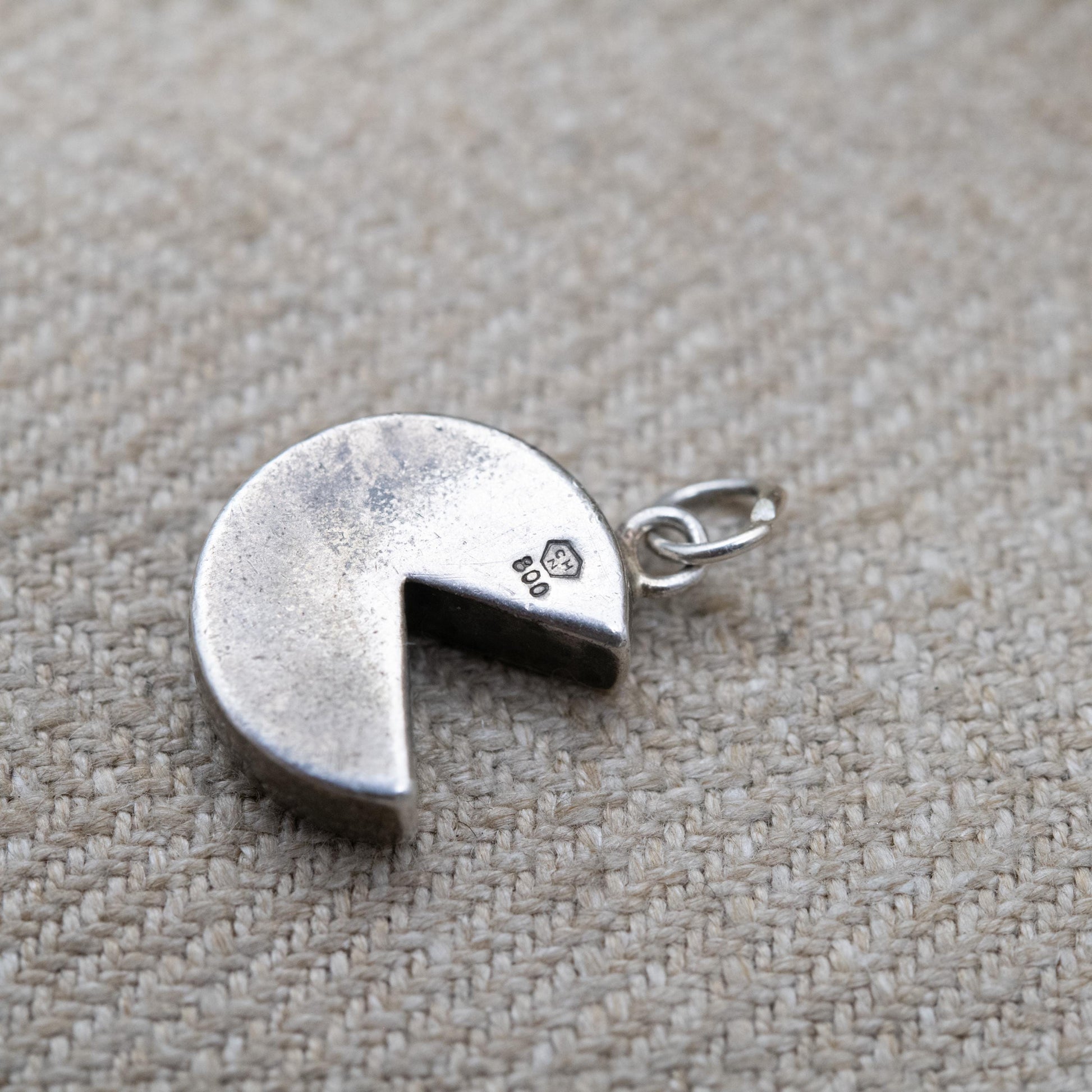 Vintage 800 Silver Swiss Cheese Charm Pendant - European Switzerland Tourism Charm | Souvenir Gift for Charm Bracelet