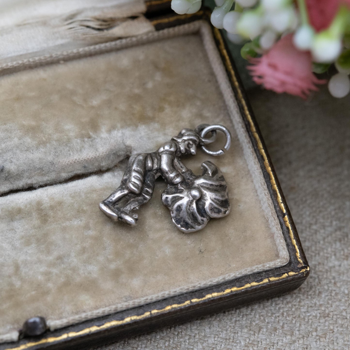 Vintage Silver Matador Charm Pendant - Bull Fighting | Spanish Charm | Gift for Charm Bracelet