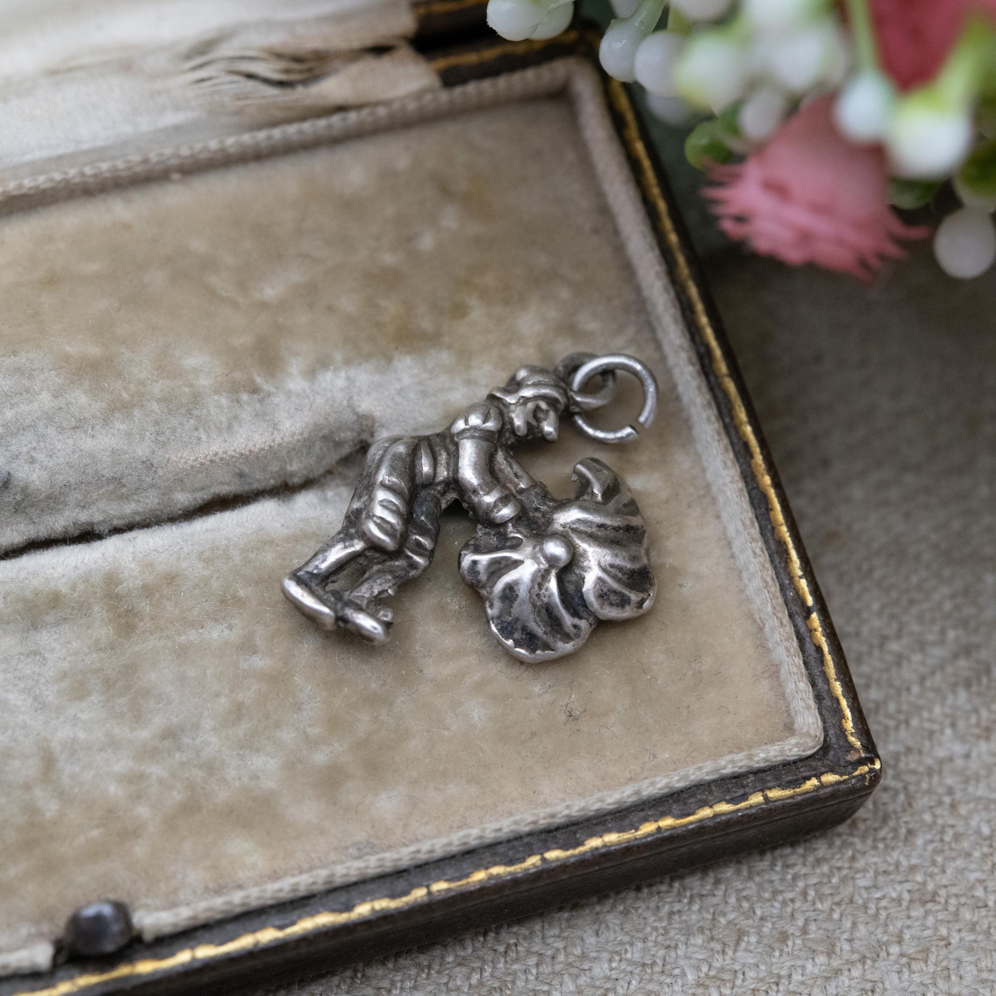 Vintage Silver Matador Charm Pendant - Bull Fighting | Spanish Charm | Gift for Charm Bracelet
