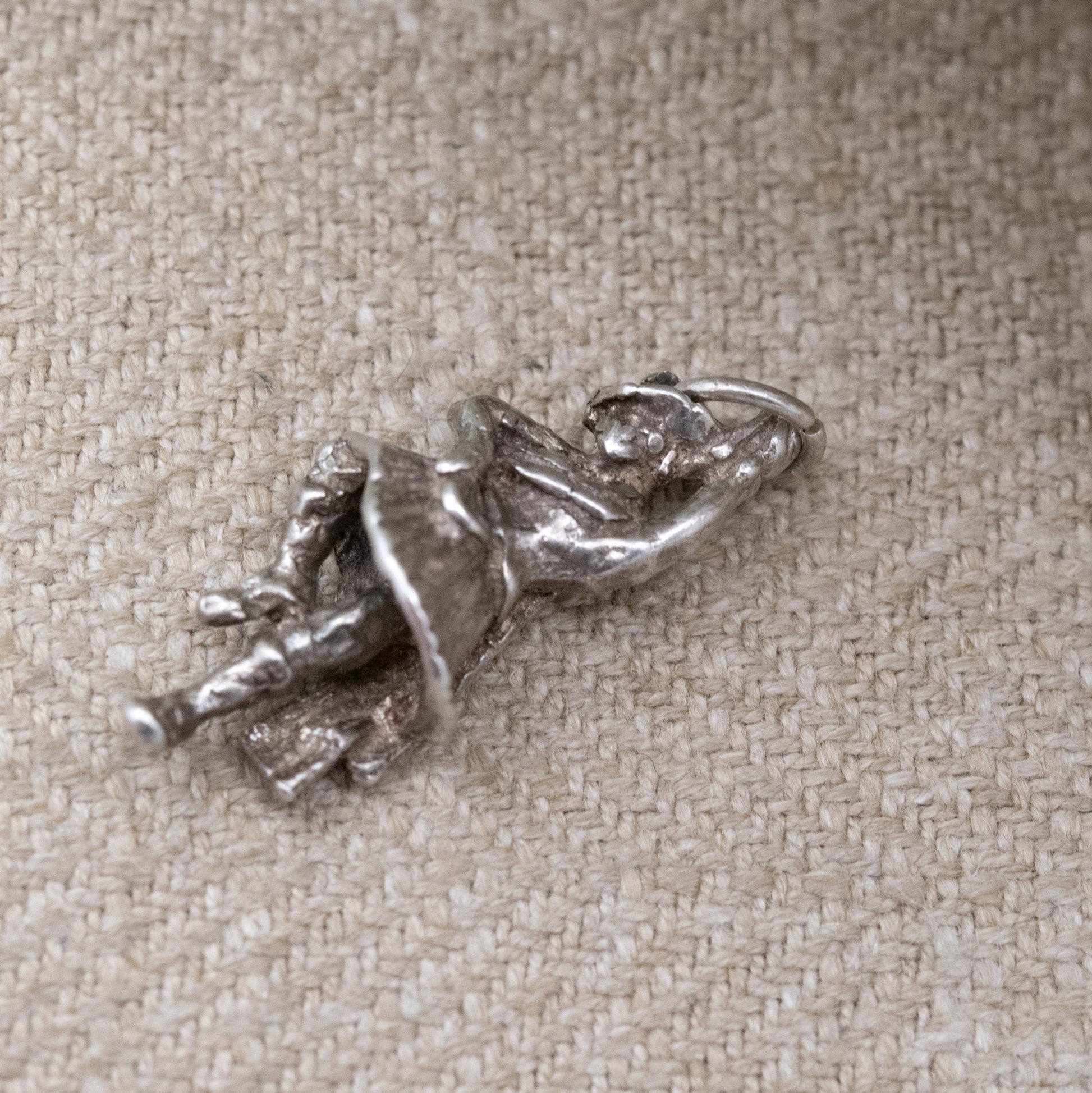 Vintage Sterling Silver Scottish Highland Dancer Charm Pendant - Scotland | Great Highland Dancing | Souvenir Gift for Charm Bracelet