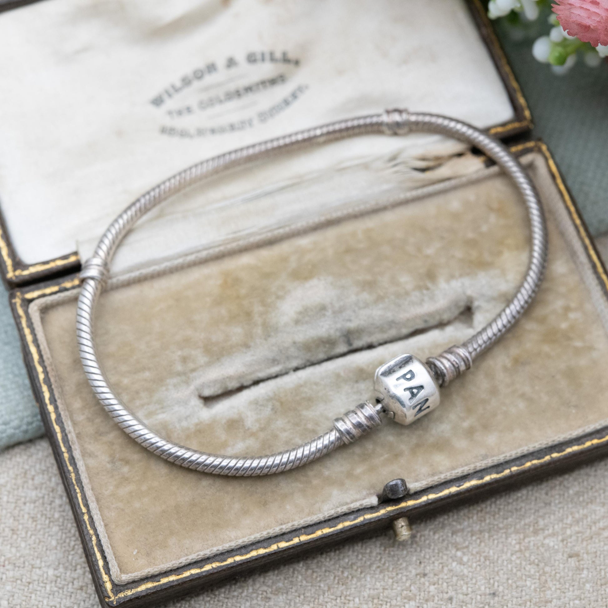 Sterling Silver Pandora Charm Bracelet - 925 ALE | Branded | Bracelet for Pandora Charms | Unisex Gift for Him Her