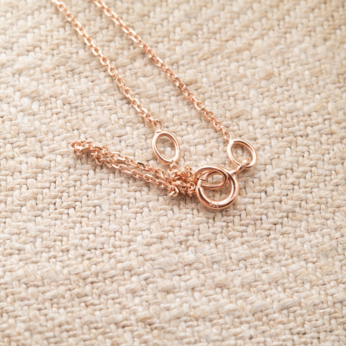 9ct Rose Gold Amethyst and Diamond Pendant Necklace - Pear Cut Double Drop Curved Twist Design