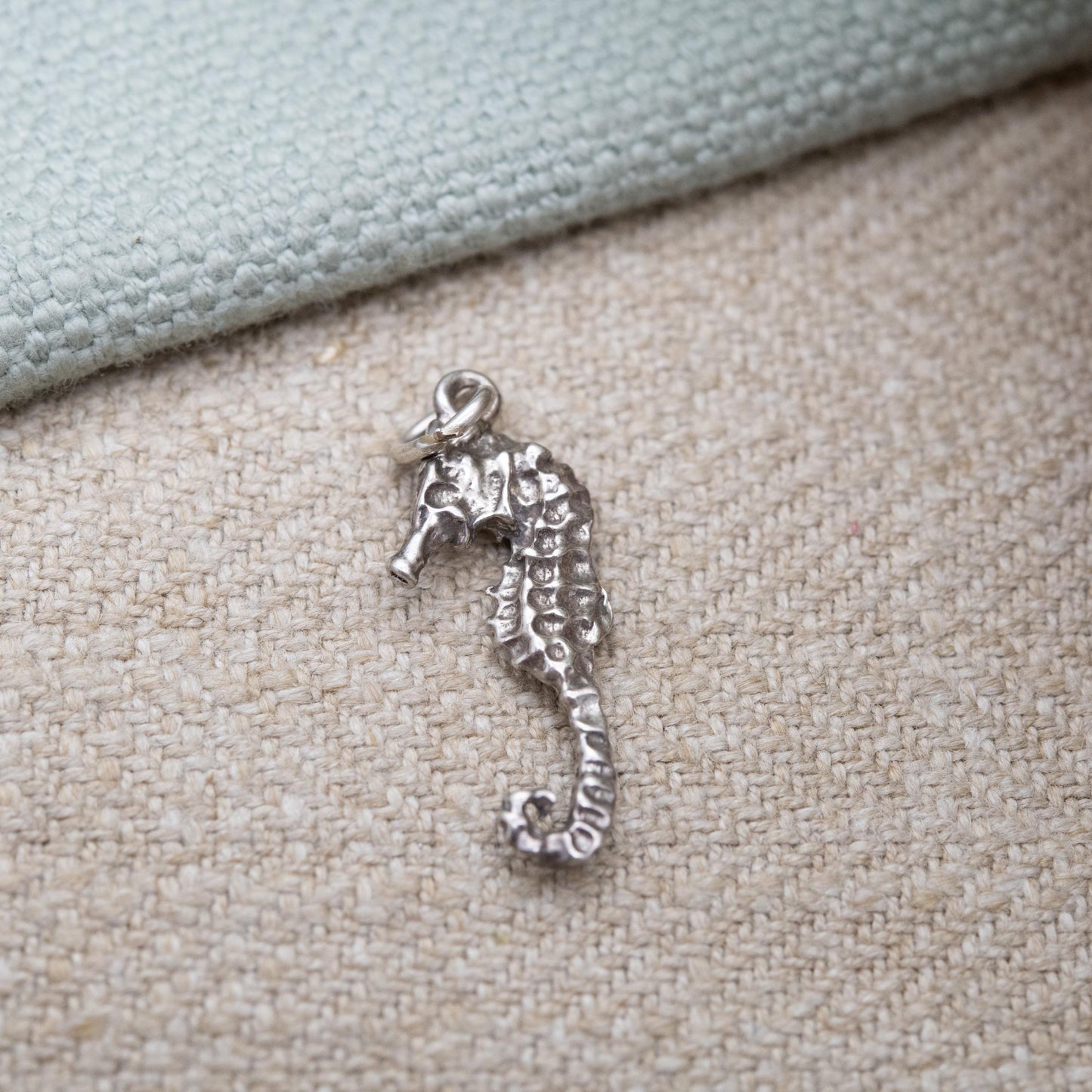 Sterling Silver Seahorse Charm Pendant - Cute Sea Creature Pendant | Gift for Charm Bracelet Necklace Stack
