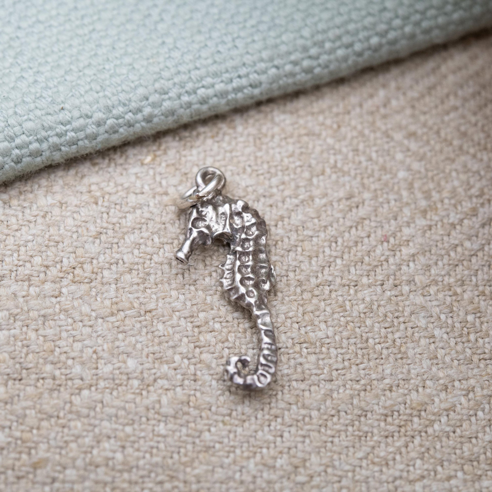 Sterling Silver Seahorse Charm Pendant - Cute Sea Creature Pendant | Gift for Charm Bracelet Necklace Stack