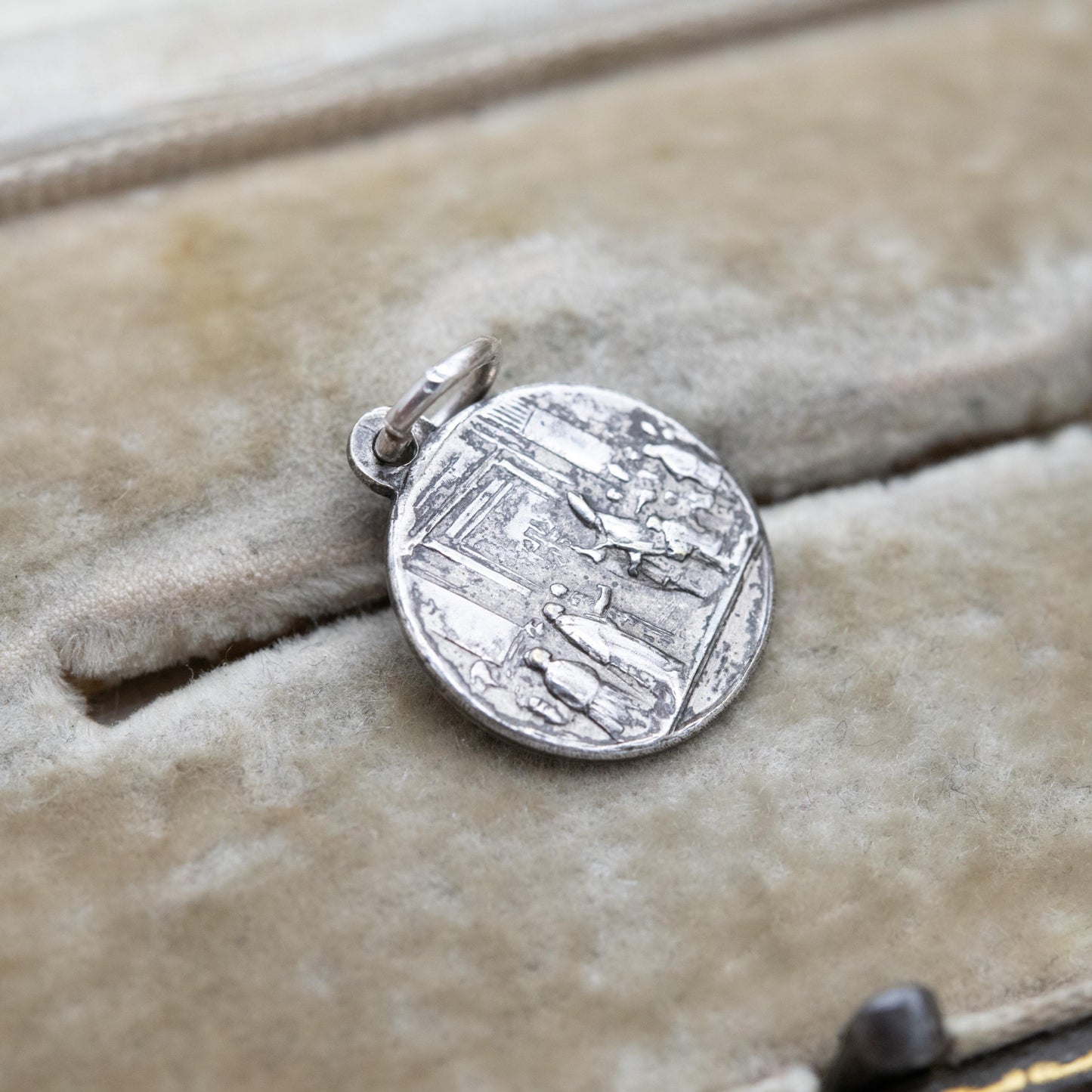 Vintage Pope Pius XII Charm Pendant - Pivs XII Pont Maximus Profile | Religious Jewellery Christian Medal