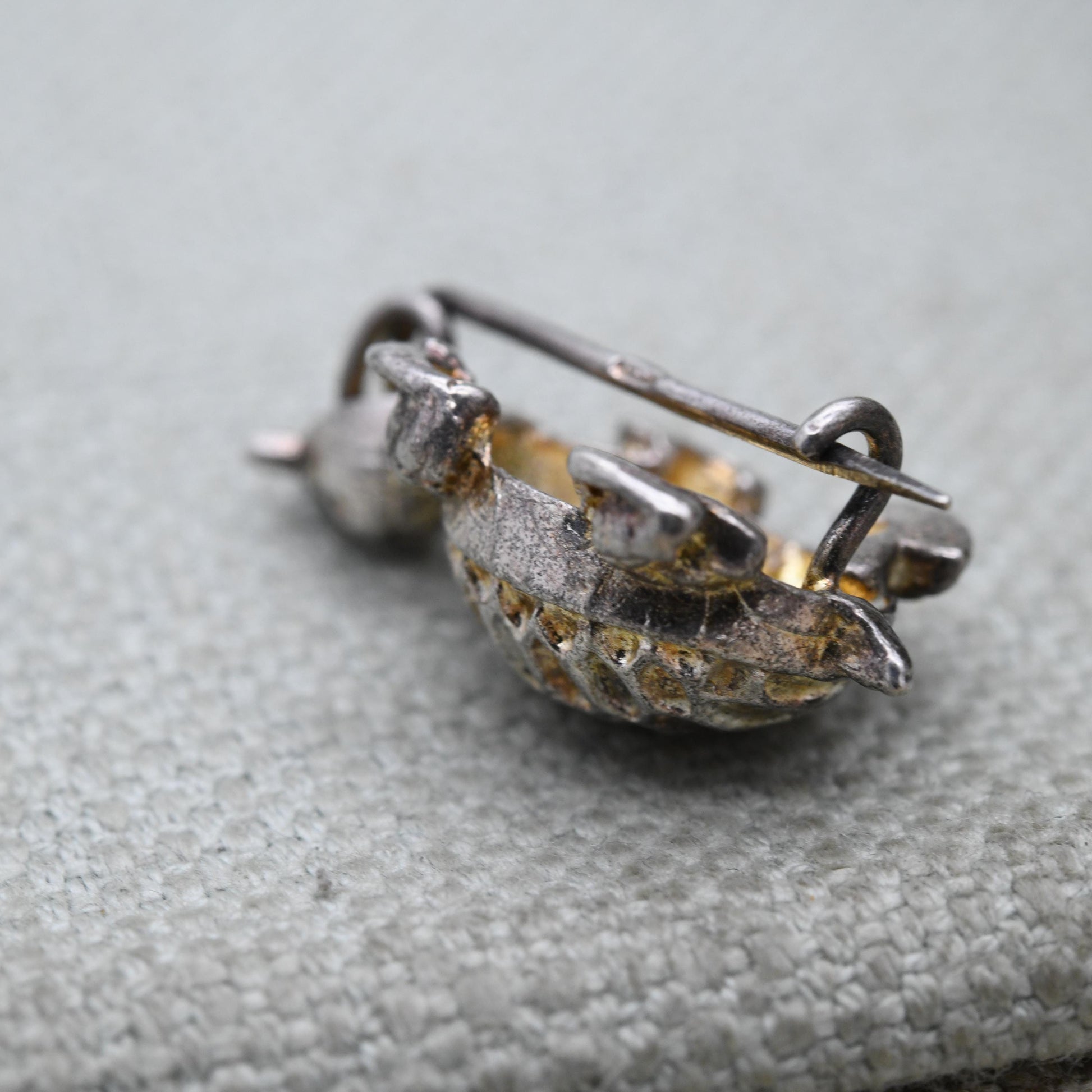 Vintage Sterling Silver Tortoise Brooch - Gift for Animal Lover