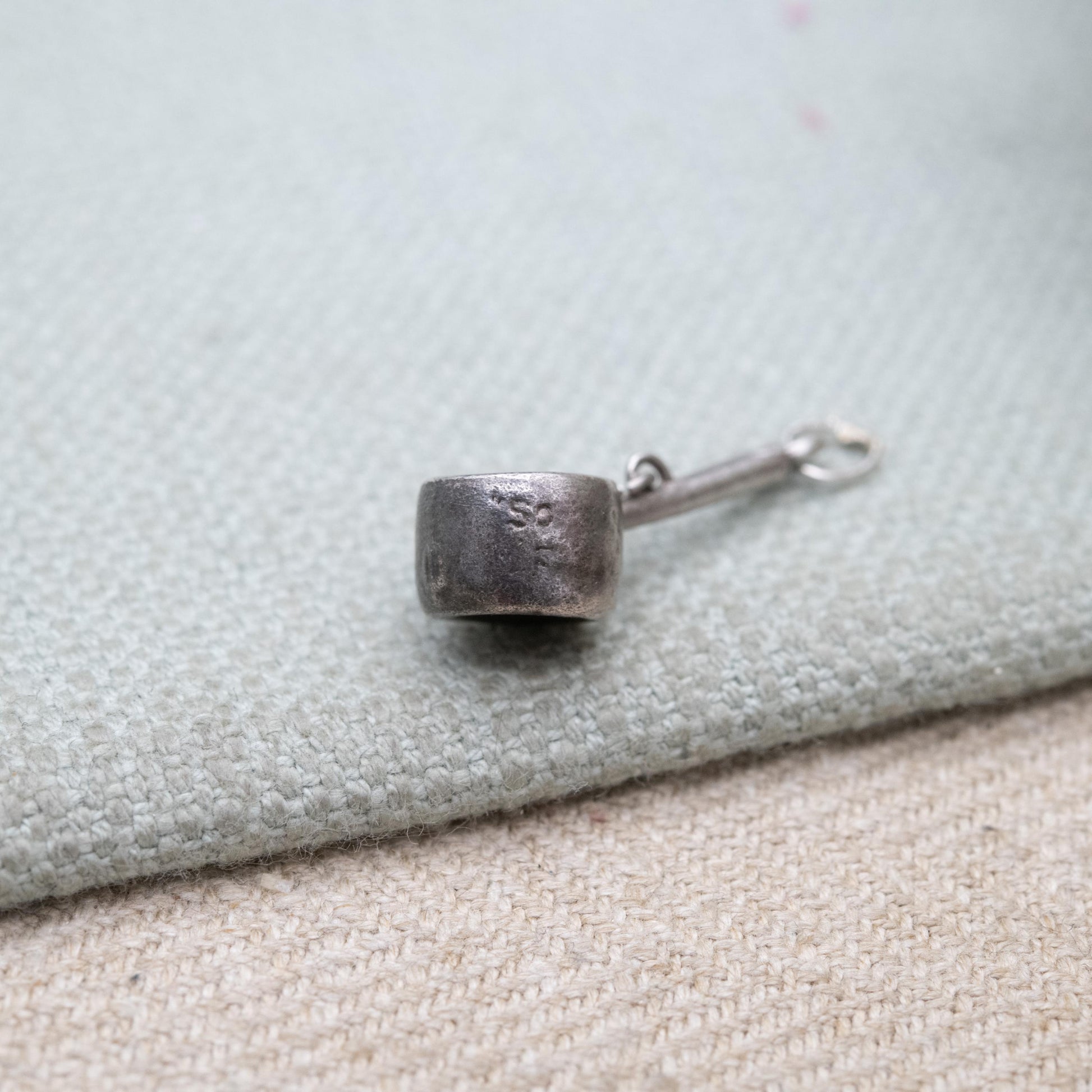 Vintage Silver Cooking Pan Charm Pendant - Kitchen Cookware Charm | Gift for Charm Bracelet