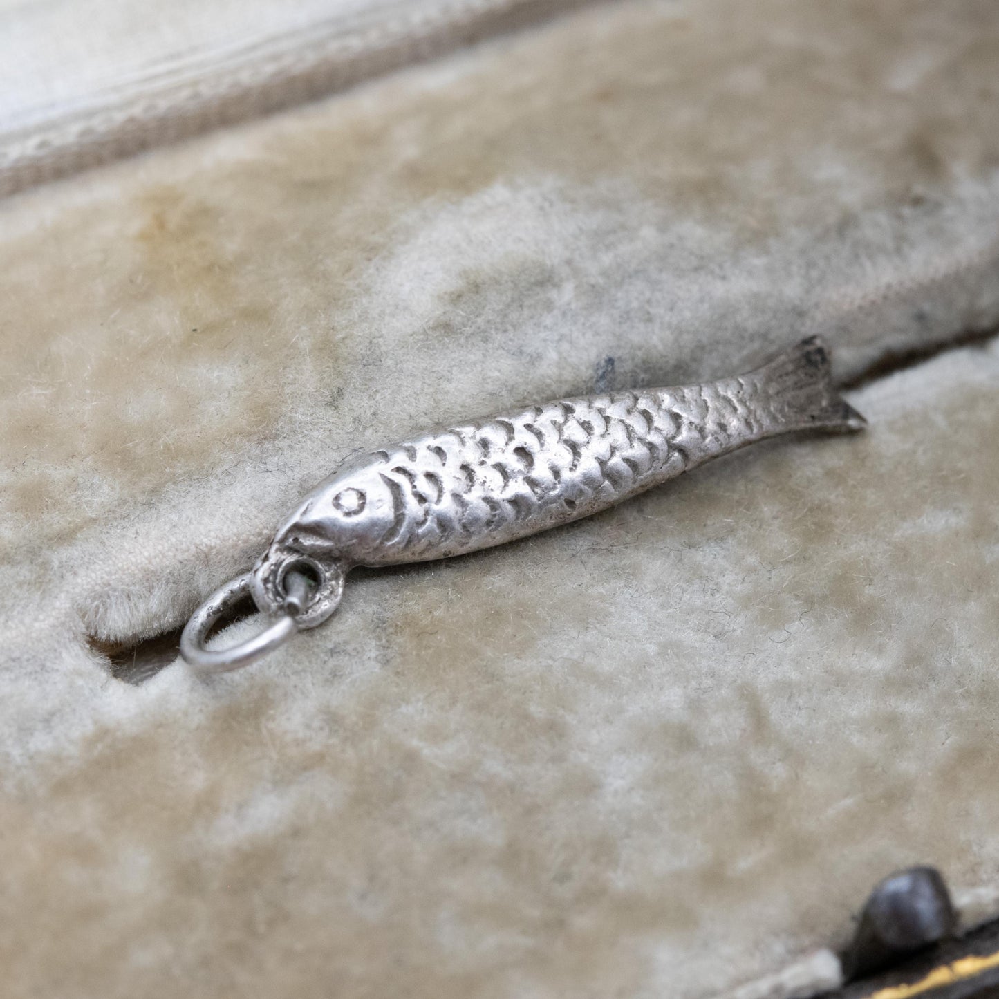 Vintage Sterling Silver Fish Charm Pendant - Animal Charm | Sea | Ocean | Gift for Charm Bracelet