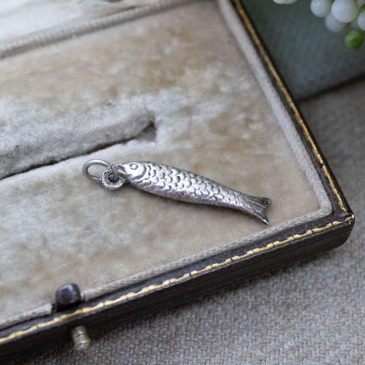 Vintage Sterling Silver Fish Charm Pendant - Animal Charm | Sea | Ocean | Gift for Charm Bracelet