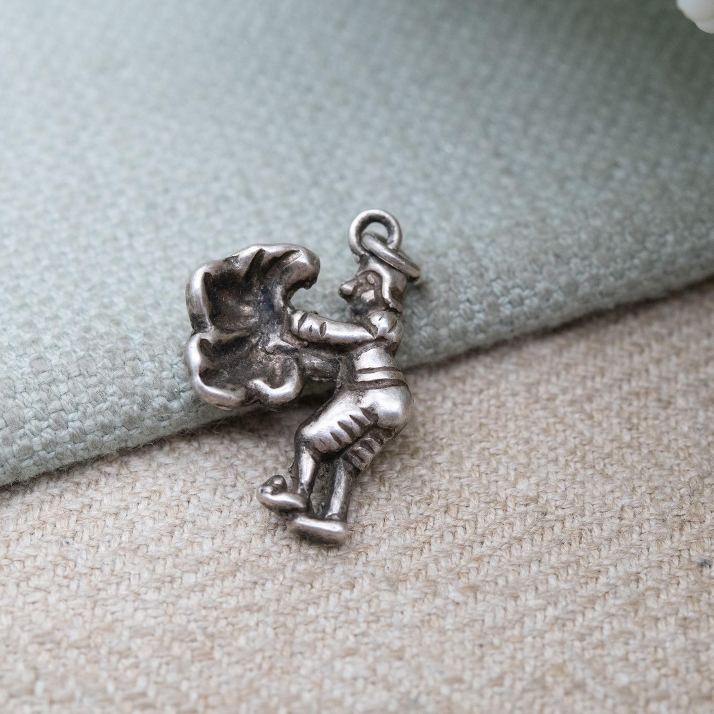 Vintage Silver Matador Charm Pendant - Bull Fighting | Spanish Charm | Gift for Charm Bracelet