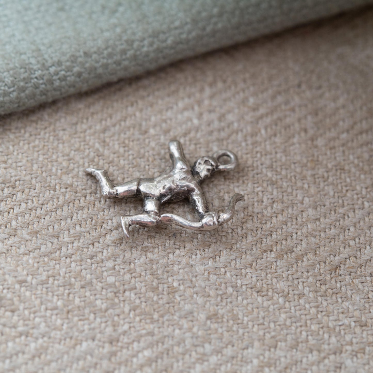 Vintage Silver Sagittarius Archer Charm Pendant - Zodiac Star Sign | November and December Birthday Gift for Charm Bracelet