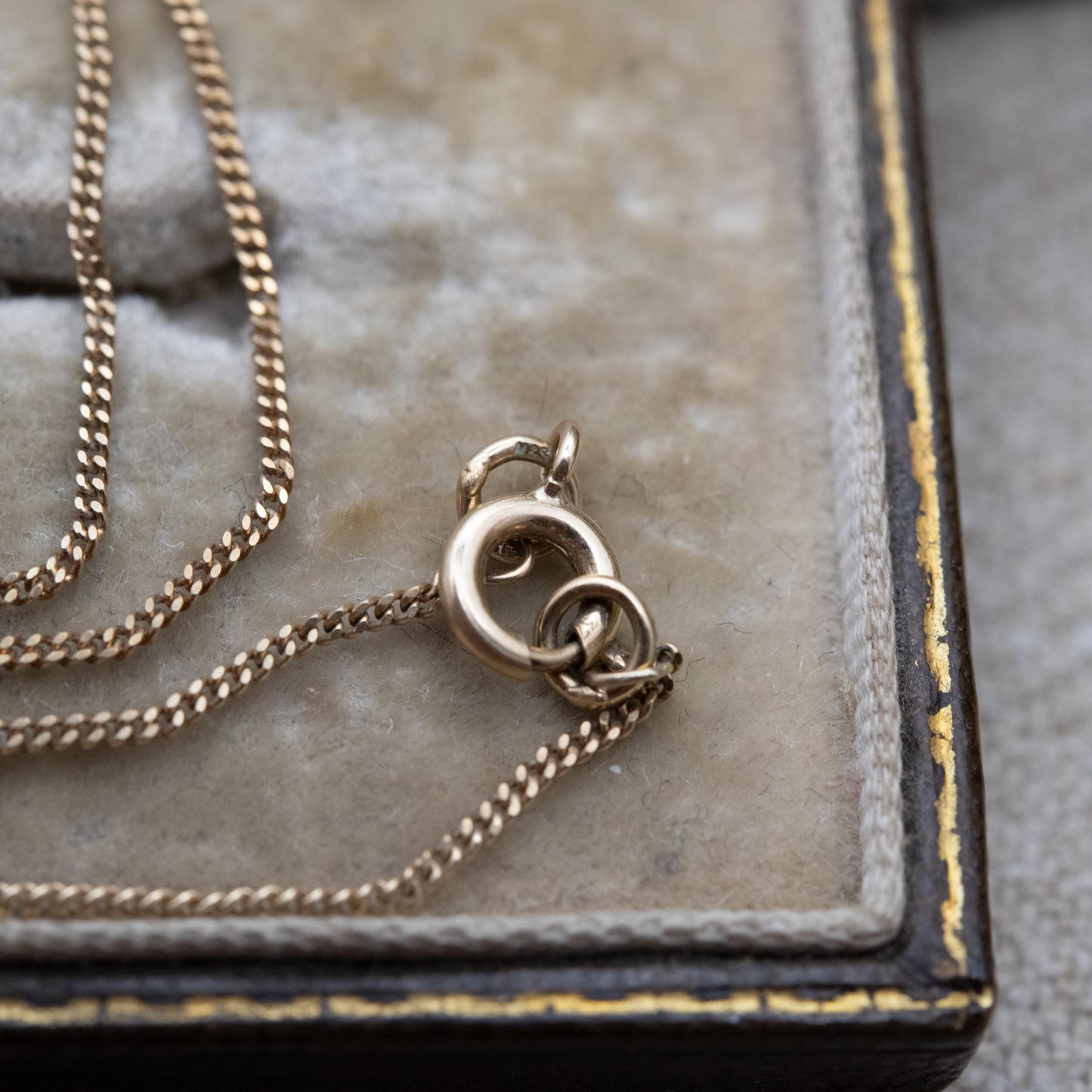 Vintage 9ct Gold Heart Pendant Necklace Two Tone with Clear Stones - Yellow Gold & White Gold