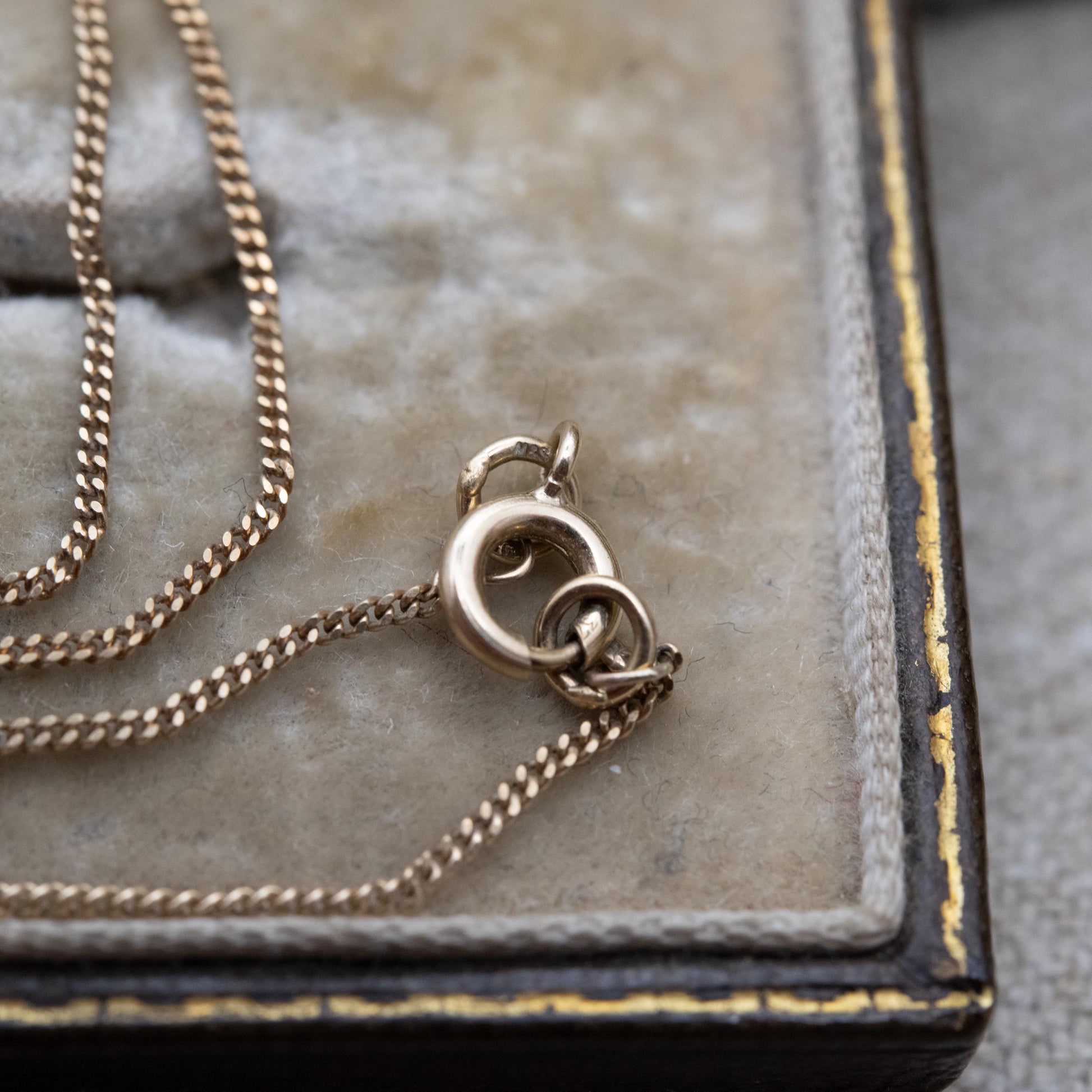 Vintage 9ct Gold Heart Pendant Necklace Two Tone with Clear Stones - Yellow Gold & White Gold