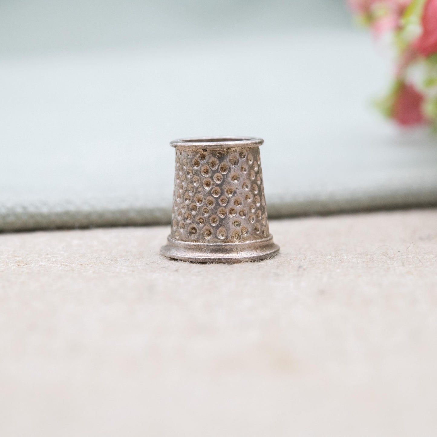 Vintage Sterling Silver Beer Tankard Charm Pendant - Dimpled Beer Mug Cup | Gift for Charm Bracelet