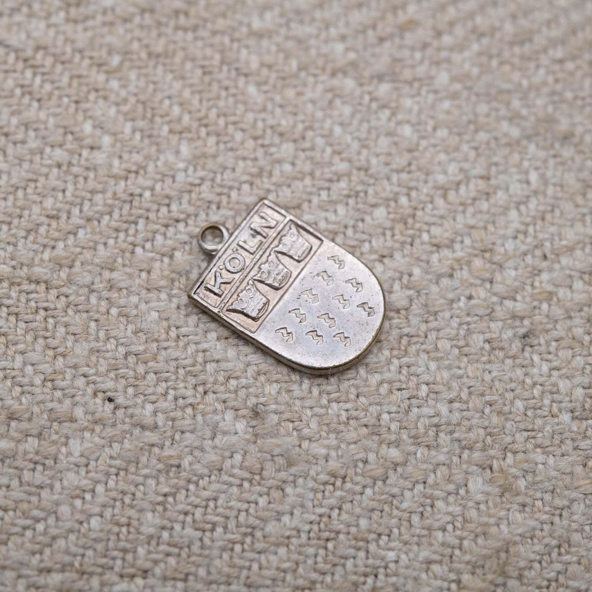 Vintage Köln Charm Pendant - German Cologne Coat of Arms | Germany Travel Souvenir Gift for Charm Bracelet