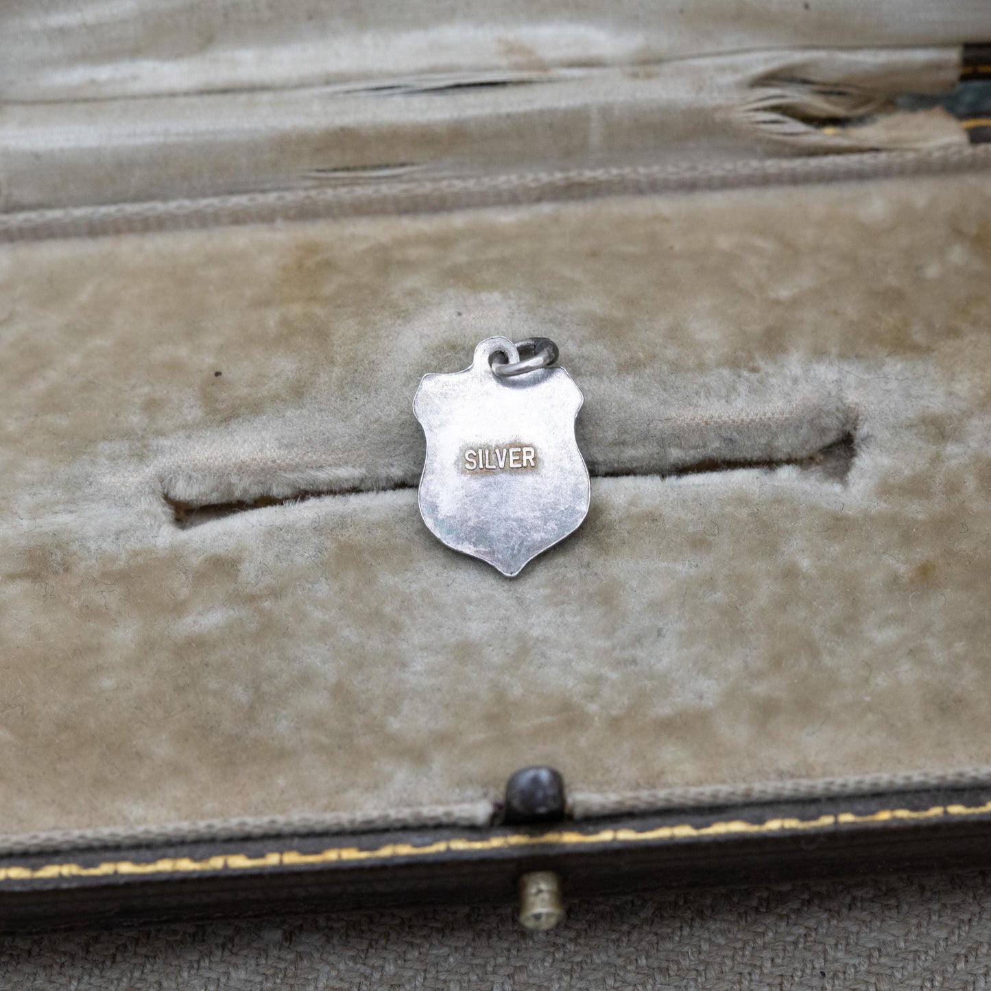 Vintage Silver Jersey Channel Island Travel Charm Pendant - English Channel European Souvenir Gift for Charm Bracelet
