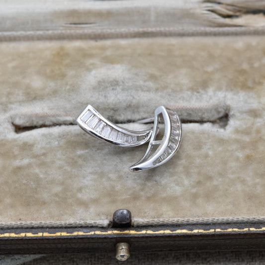 DQCZ Sterling Silver Horn Stud Earrings - Geometric Shape Semi-Circle | Gift for Her