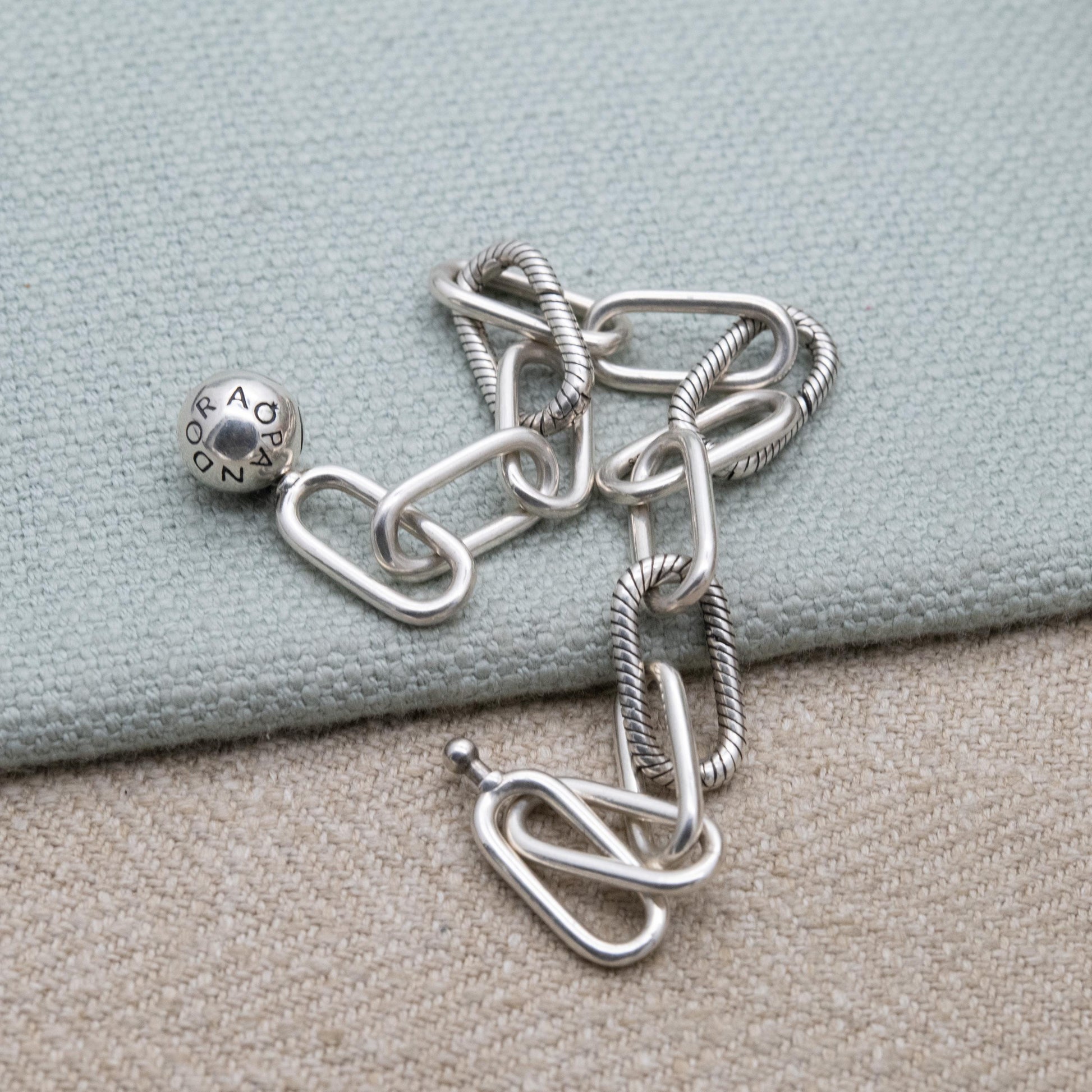 Sterling Silver Pandora ME Link Chain Charm Bracelet - 925 ALE | Branded | Bracelet for Pandora Charms | Unisex Gift for Him Her