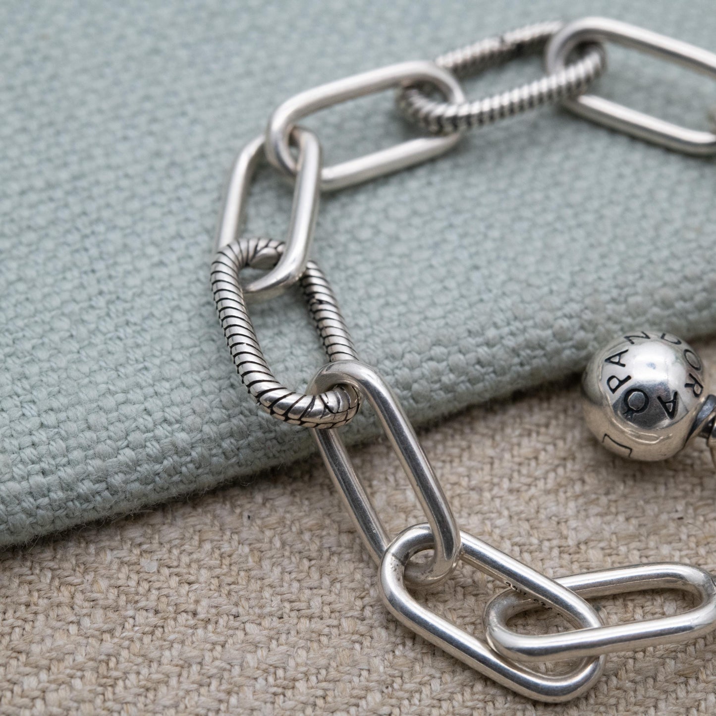 Sterling Silver Pandora ME Link Chain Charm Bracelet - 925 ALE | Branded | Bracelet for Pandora Charms | Unisex Gift for Him Her