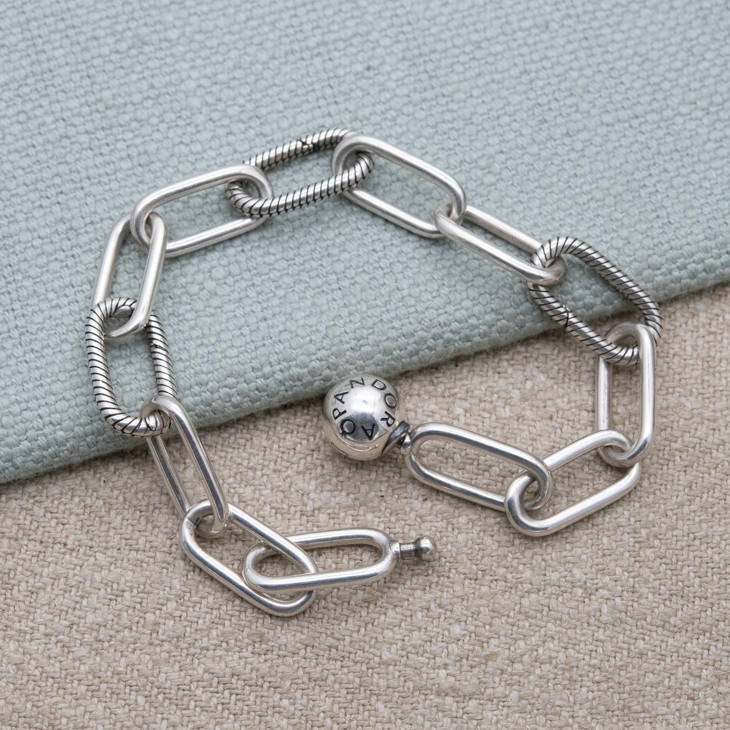Sterling Silver Pandora ME Link Chain Charm Bracelet - 925 ALE | Branded | Bracelet for Pandora Charms | Unisex Gift for Him Her