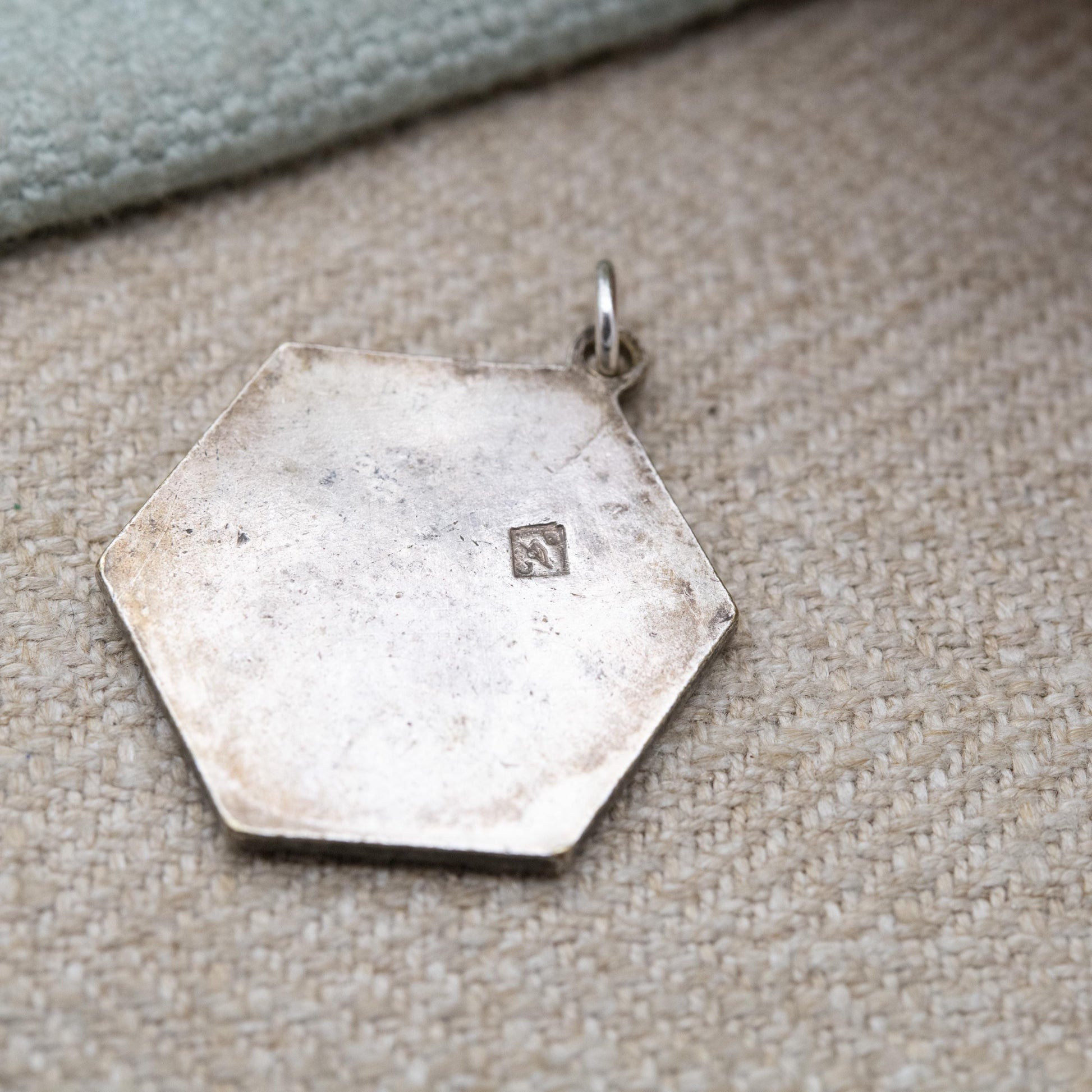 Vintage French Silver Versailles Le Chateau Pendant - Palace of Versailles Souvenir Jewellery