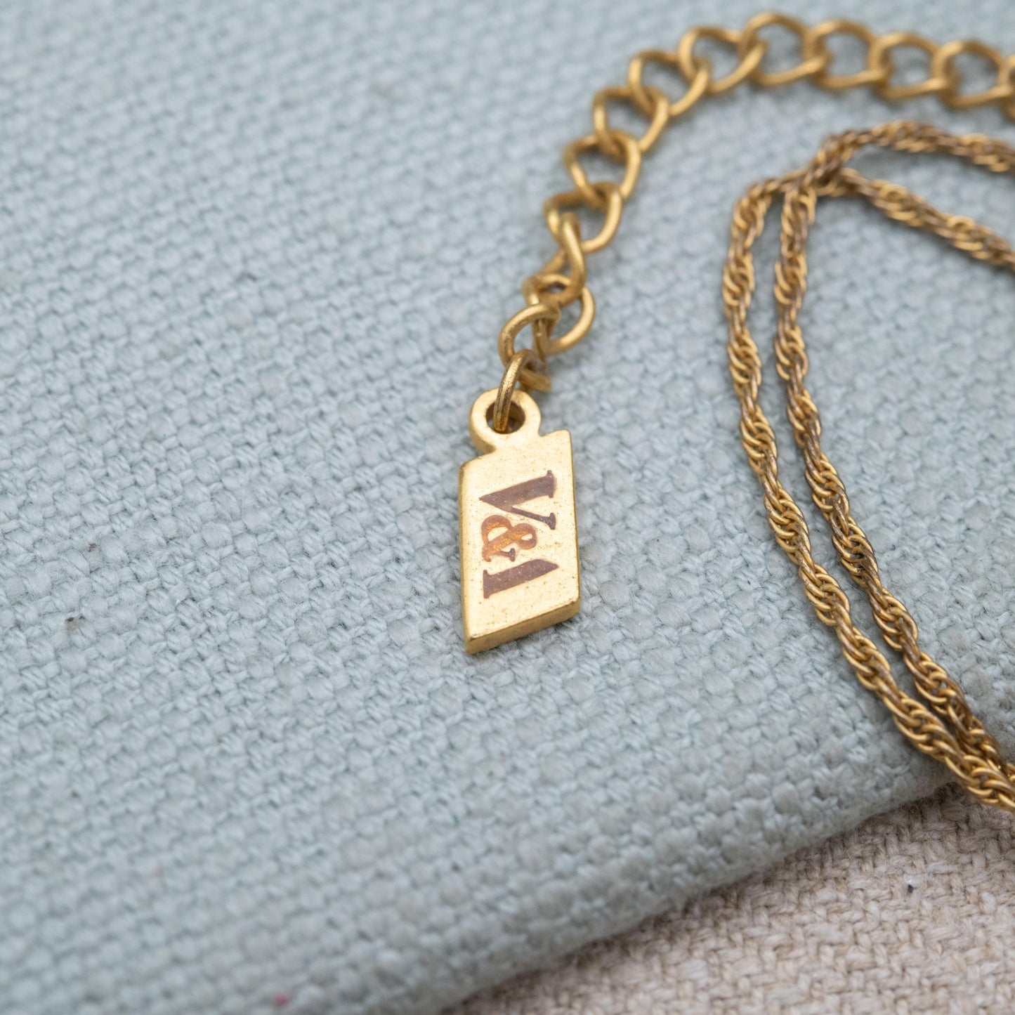 V&A Egg Drop Pendant Necklace in the Style of Castellani - Victoria and Albert Museum Collection Antique Reproduction