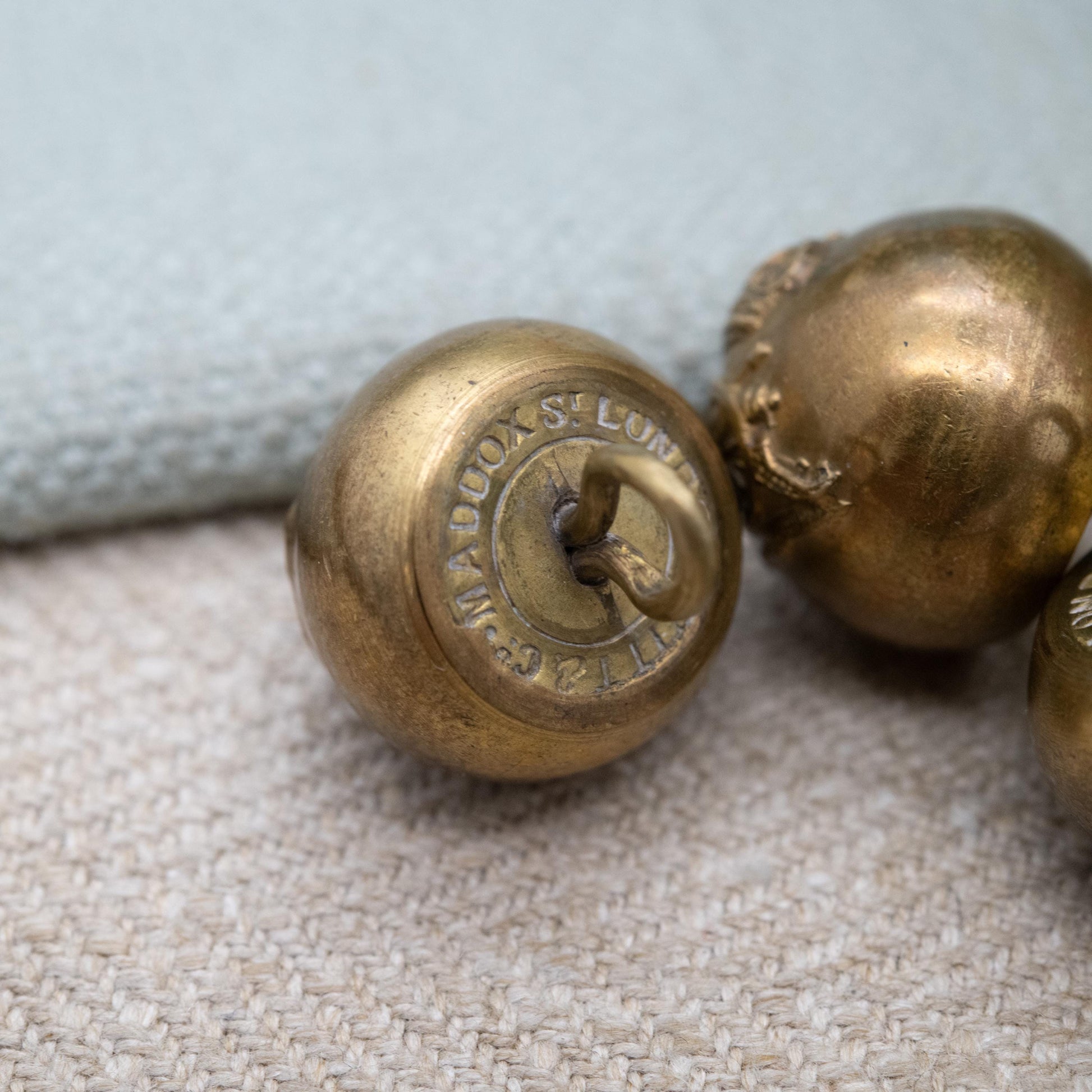 British Army Royal Artillery Buttons by Pitt & Co Set of Five - Maddox Street London