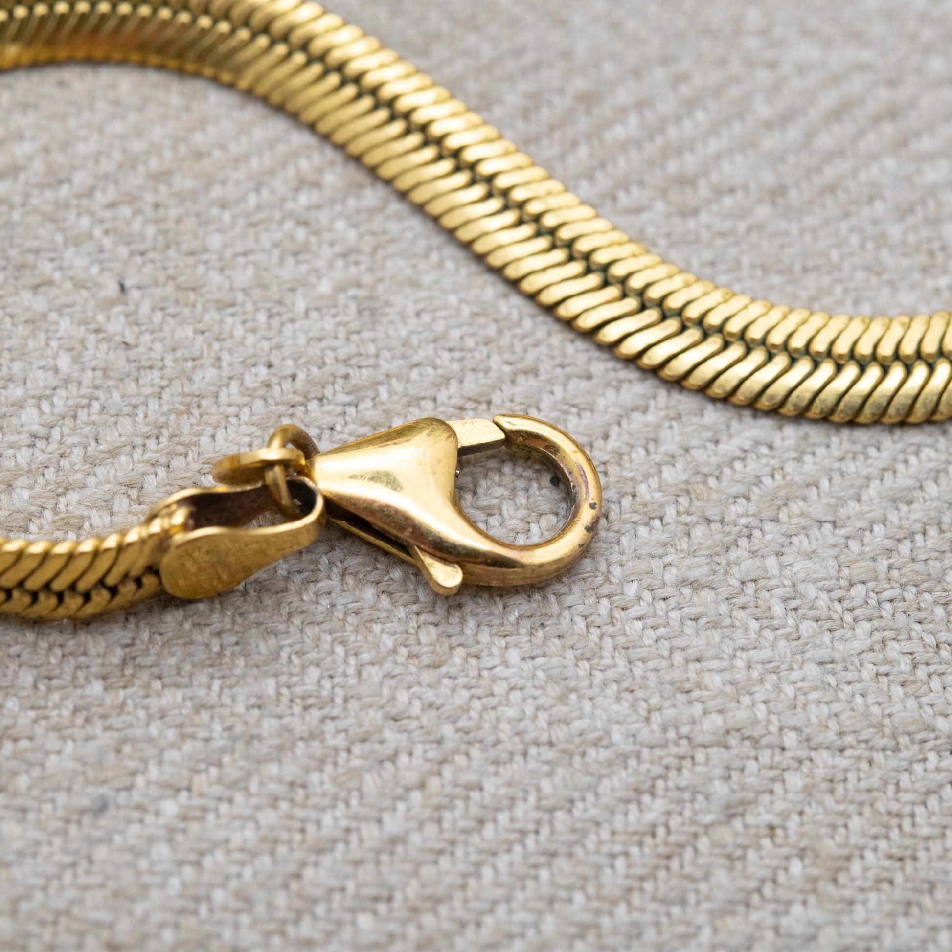 Vintage Milor Bronze Omega Chain Necklace 20" - Unisex Gold Tone Chunky Chain