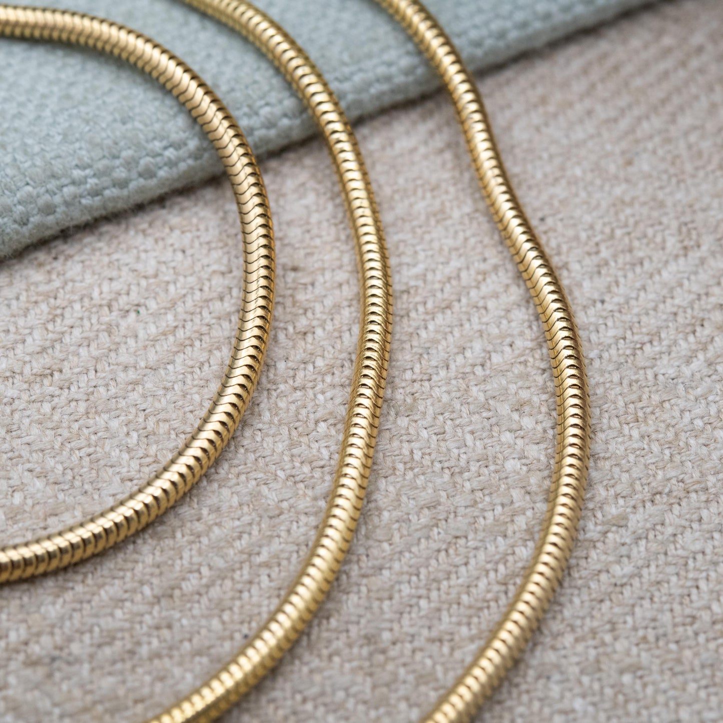Vintage Grossé Long Snake Chain Necklace 1971 German Designer