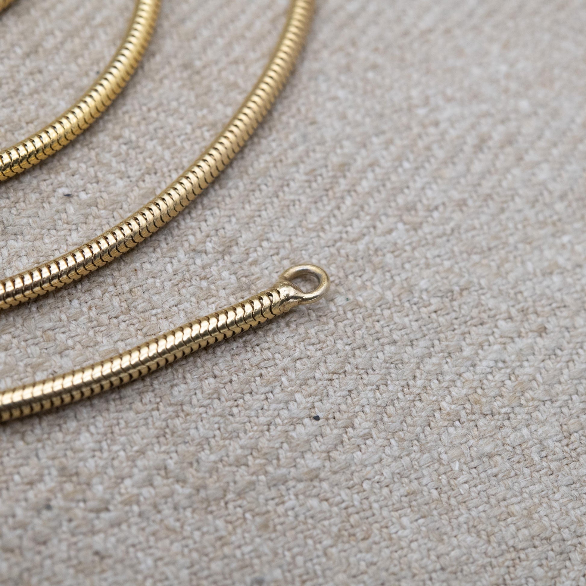 Vintage Grossé Long Snake Chain Necklace 1971 German Designer