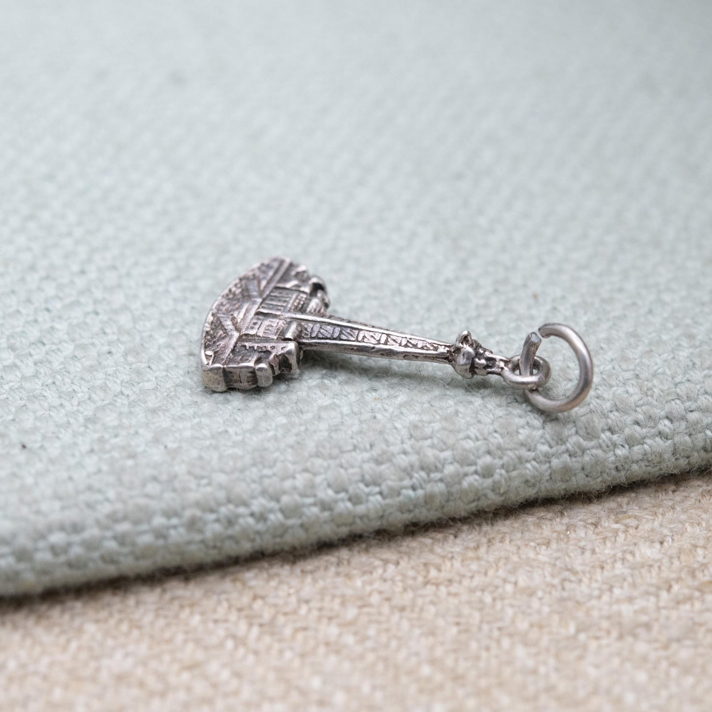 Vintage Sterling Silver Blackpool Tower Charm Pendant - Lancashire | Seaside | Beach Holiday | Souvenir Gift for Charm Bracelet