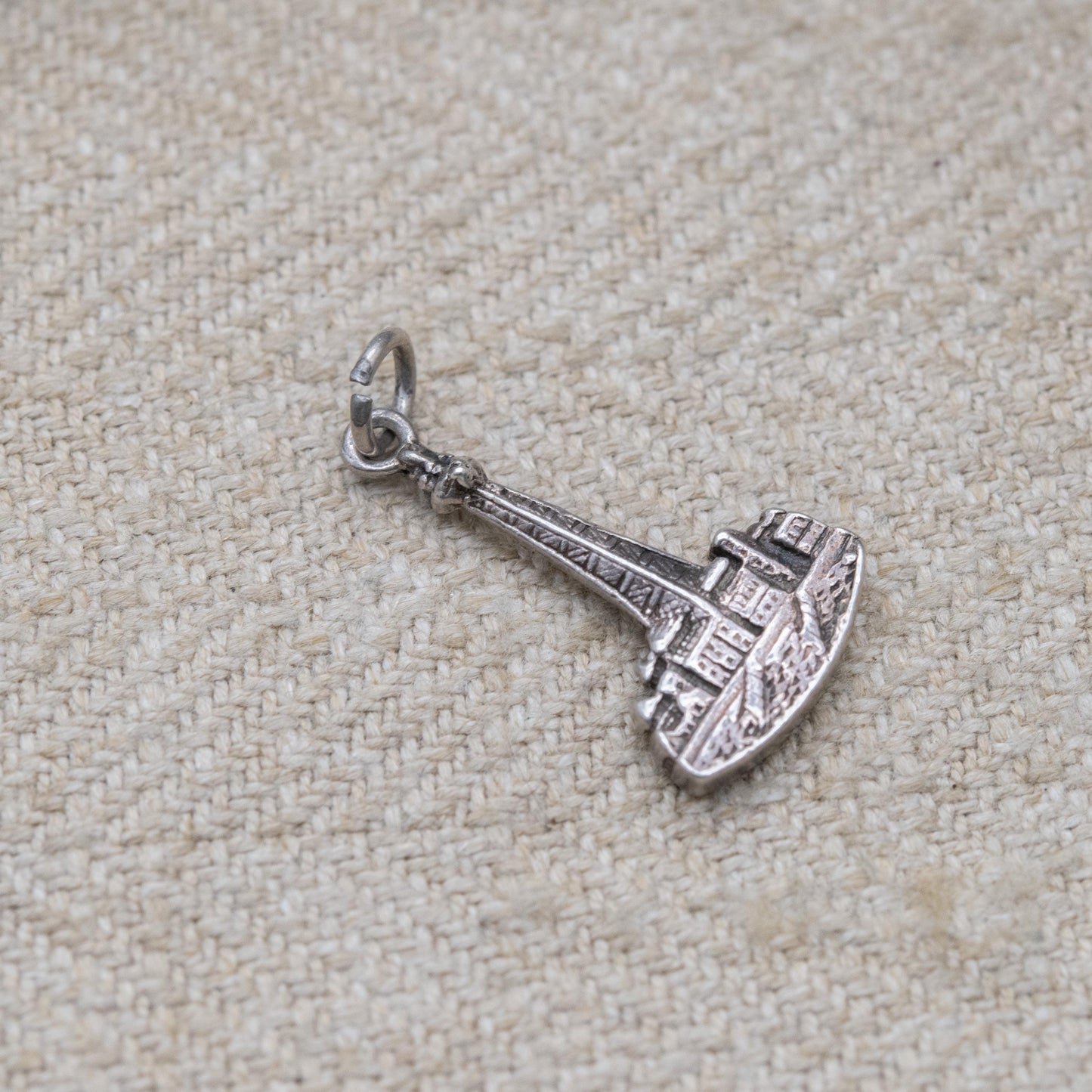 Vintage Sterling Silver Blackpool Tower Charm Pendant - Lancashire | Seaside | Beach Holiday | Souvenir Gift for Charm Bracelet