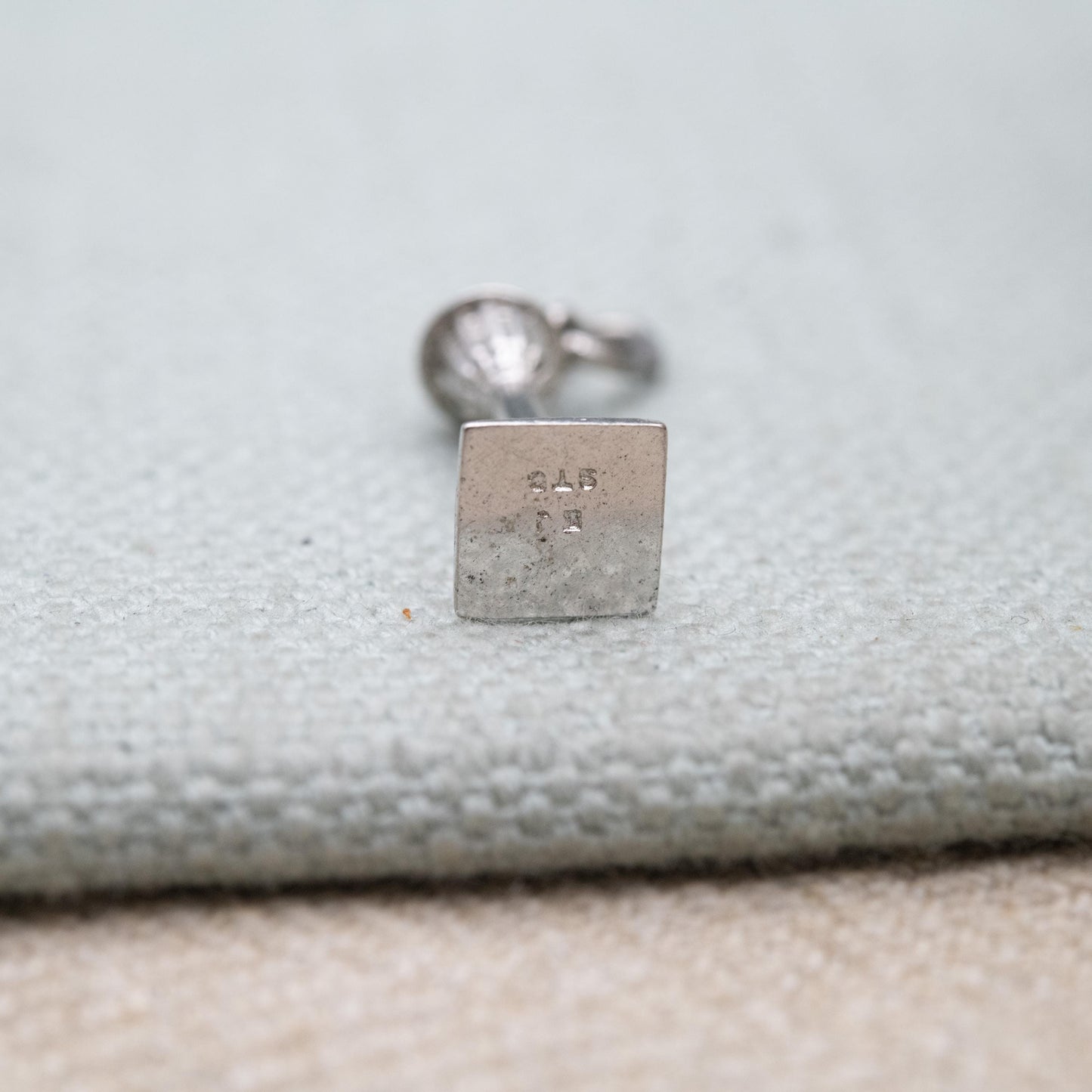 Vintage Sterling Silver Street Lamp Charm Pendant - Old Fashioned Lamp | Victorian Light | Gift for Charm Bracelet Necklace
