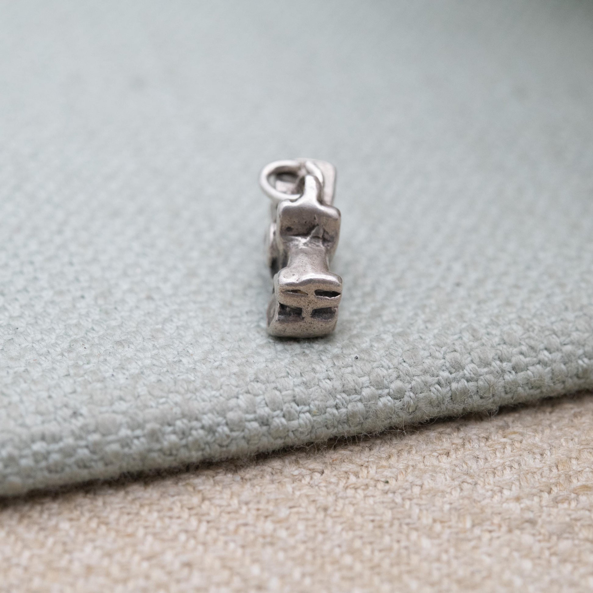 Vintage Sterling Silver Old Car Charm Pendant - Vintage Automobile Charm | Gift for Charm Bracelet