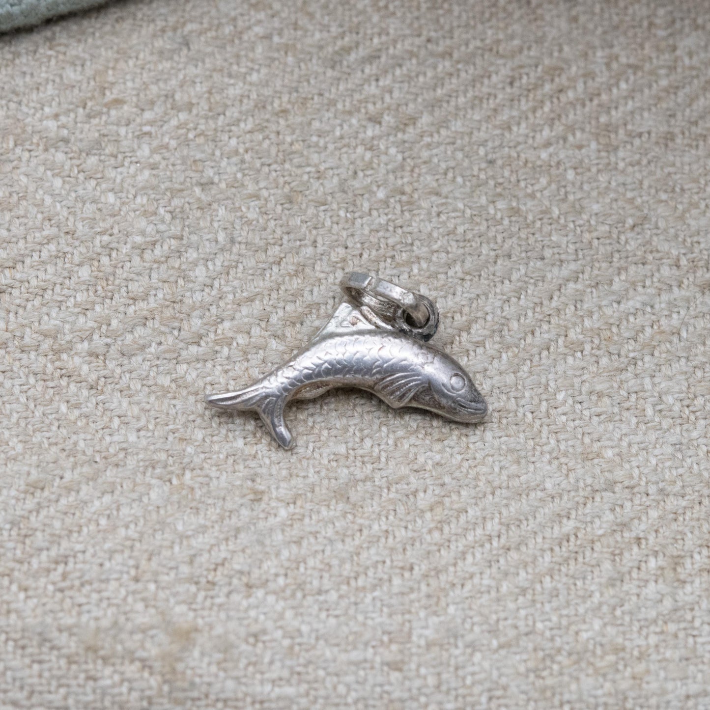 Vintage Sterling Silver Fish Charm Pendant - Sea Animal Charm | Ocean | Gift for Charm Bracelet