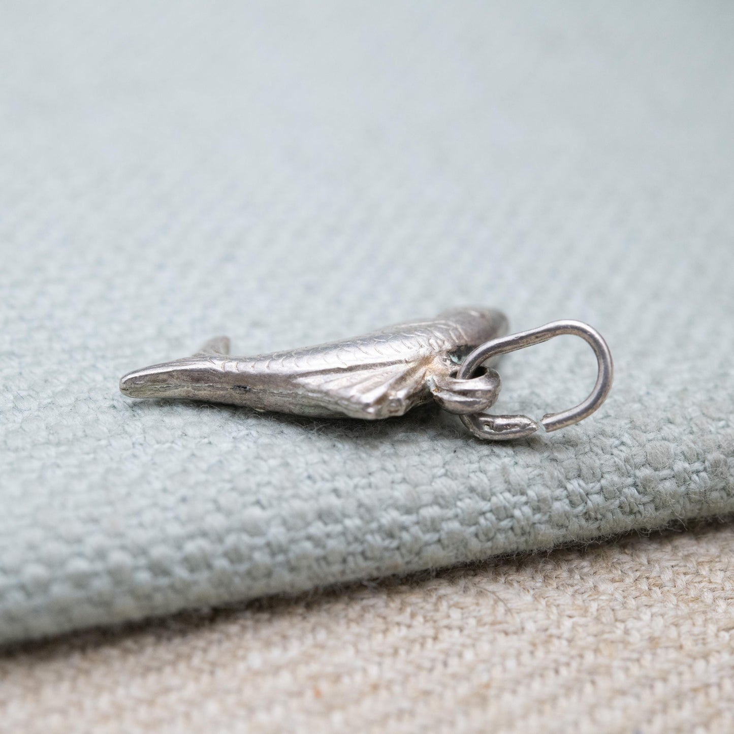 Vintage Sterling Silver Fish Charm Pendant - Sea Animal Charm | Ocean | Gift for Charm Bracelet