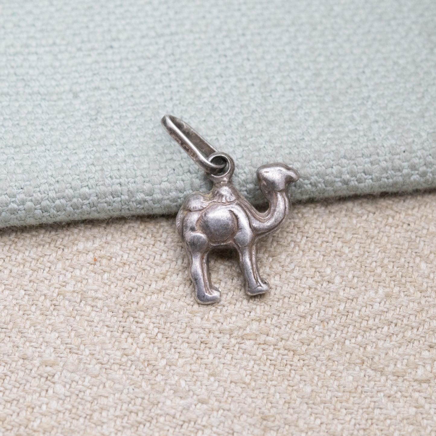 Vintage Sterling Silver Camel Charm Pendant - African Animal Jewellery | Nature Lover Charm Bracelet Necklace