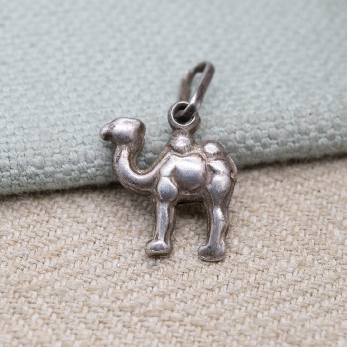 Vintage Sterling Silver Camel Charm Pendant - African Animal Jewellery | Nature Lover Charm Bracelet Necklace