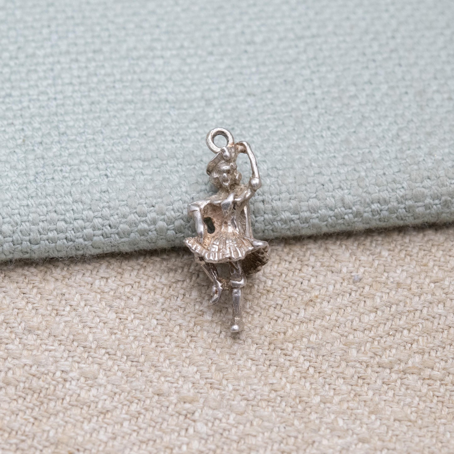 Vintage Sterling Silver Scottish Highland Dancer Charm Pendant - Scotland | Great Highland Dancing | Souvenir Gift for Charm Bracelet
