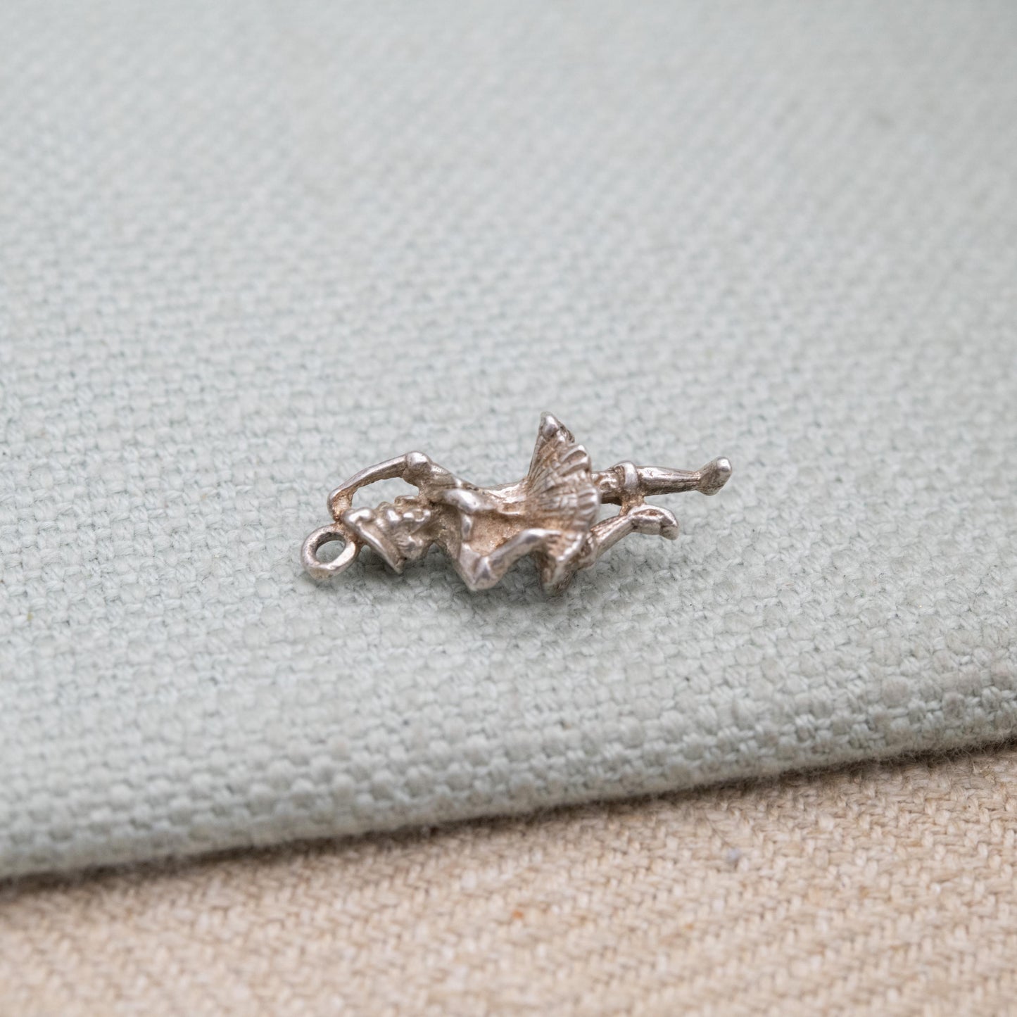 Vintage Sterling Silver Scottish Highland Dancer Charm Pendant - Scotland | Great Highland Dancing | Souvenir Gift for Charm Bracelet
