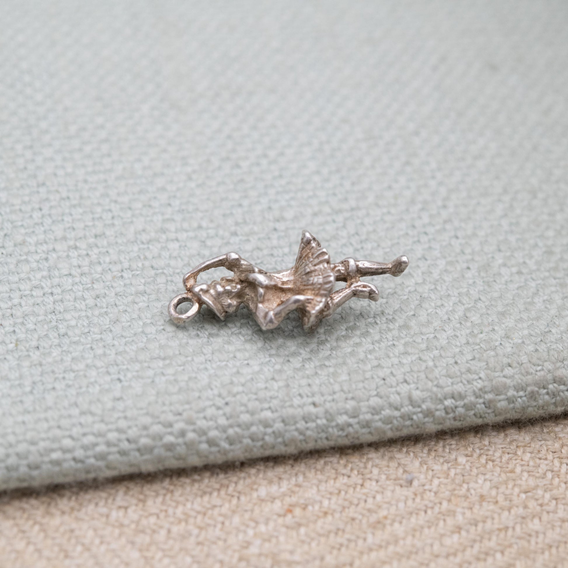 Vintage Sterling Silver Scottish Highland Dancer Charm Pendant - Scotland | Great Highland Dancing | Souvenir Gift for Charm Bracelet