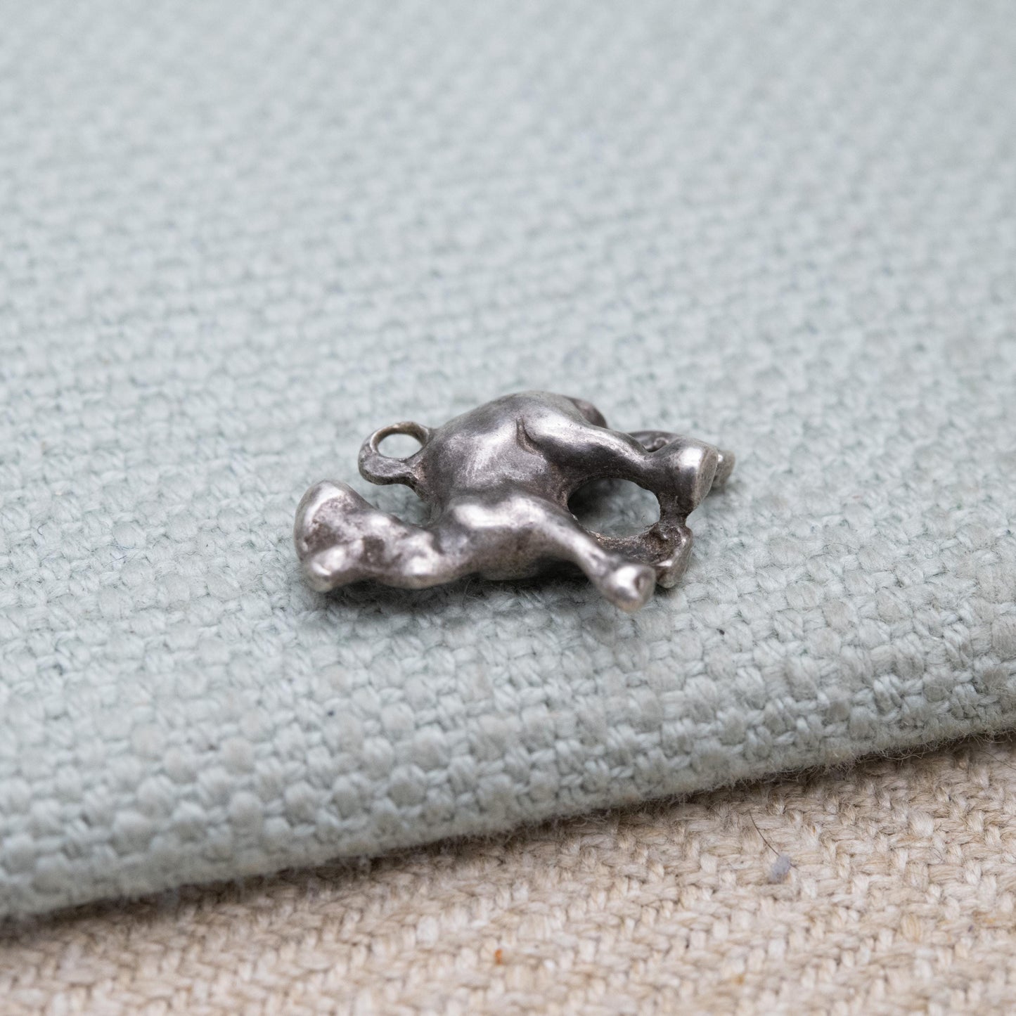 Vintage Sterling Silver Camel Charm Pendant - Detailed Animal Lover Charm Bracelet Wildlife Gift | Puffed Single Hump Dromedary | Cute Gift
