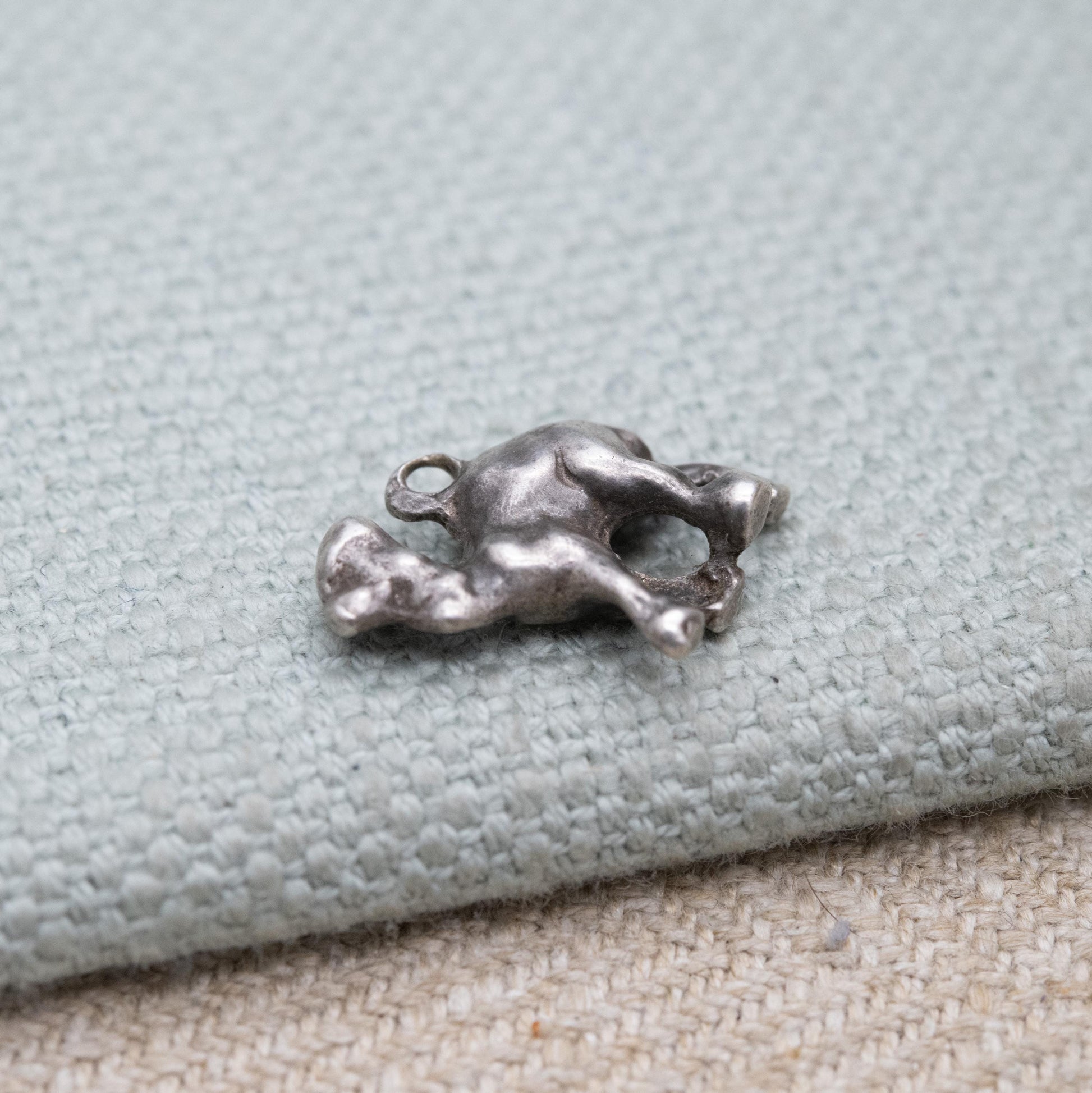 Vintage Sterling Silver Camel Charm Pendant - Detailed Animal Lover Charm Bracelet Wildlife Gift | Puffed Single Hump Dromedary | Cute Gift