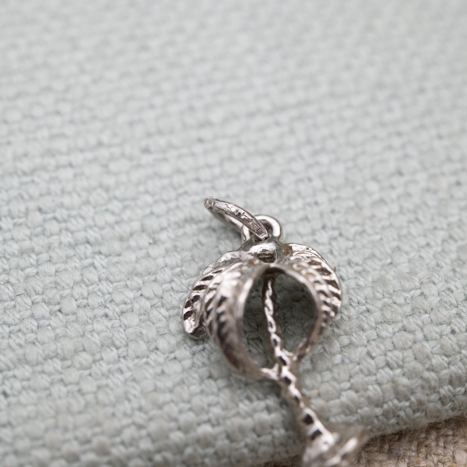 Vintage Silver Palm Tree Charm Pendant - Tropical Travel Charm | Souvenir Gift for Charm Bracelet