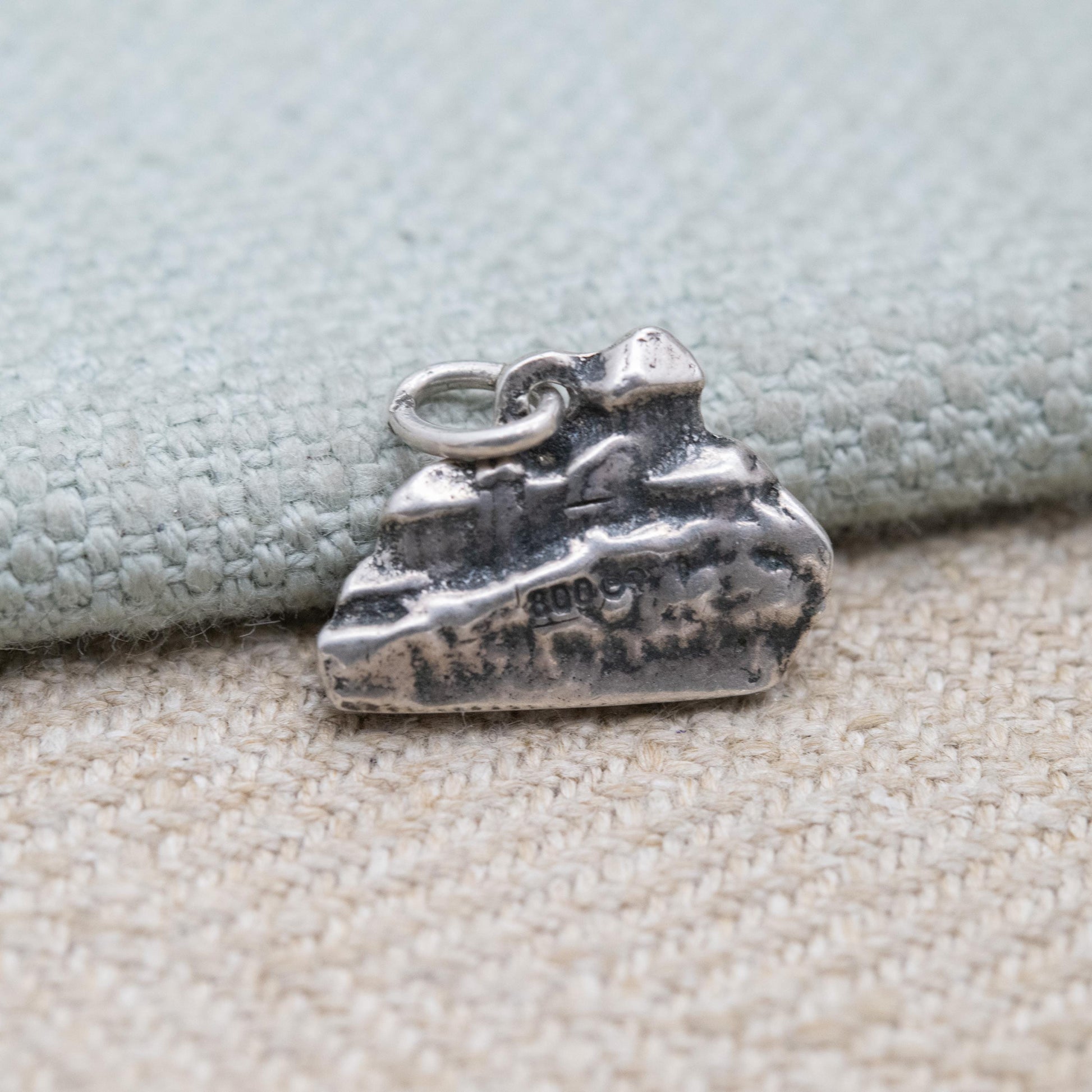 Vintage European Silver Liechtenstein Charm Pendant - European Castle Travel Souvenir | Gift for Charm Bracelet